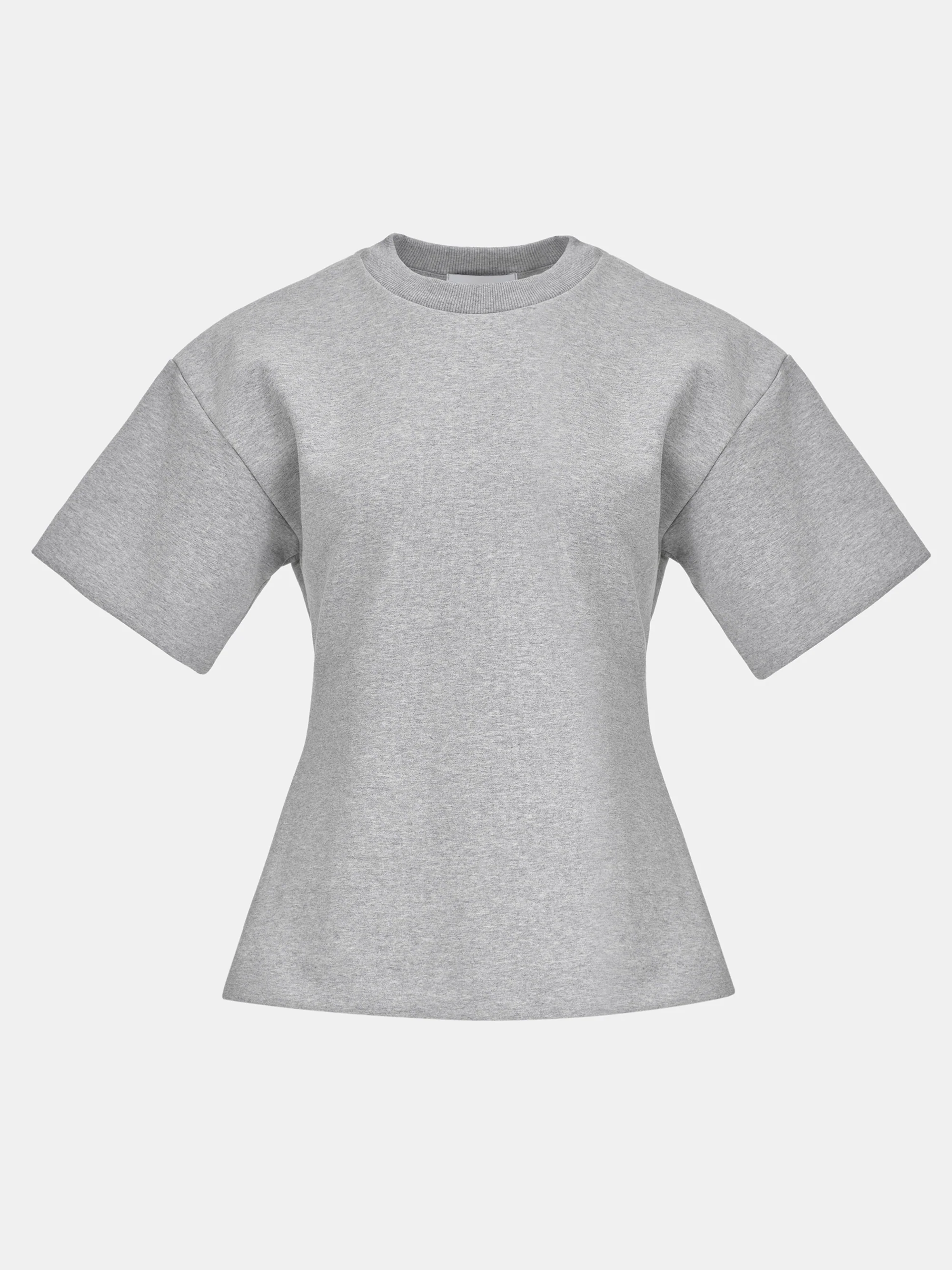 Amila Cinched T-Shirt, Grey - Image 4