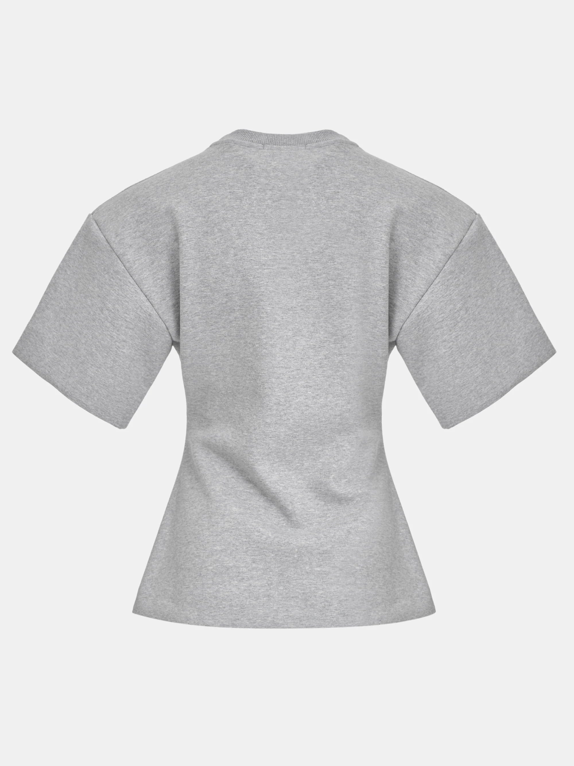 Amila Cinched T-Shirt, Grey - Image 5
