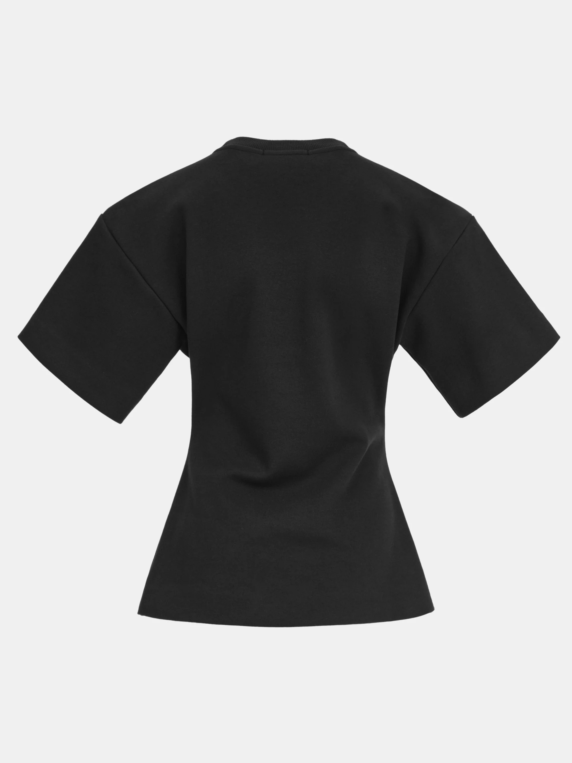 Amila Cinched T-Shirt, Black - Image 5