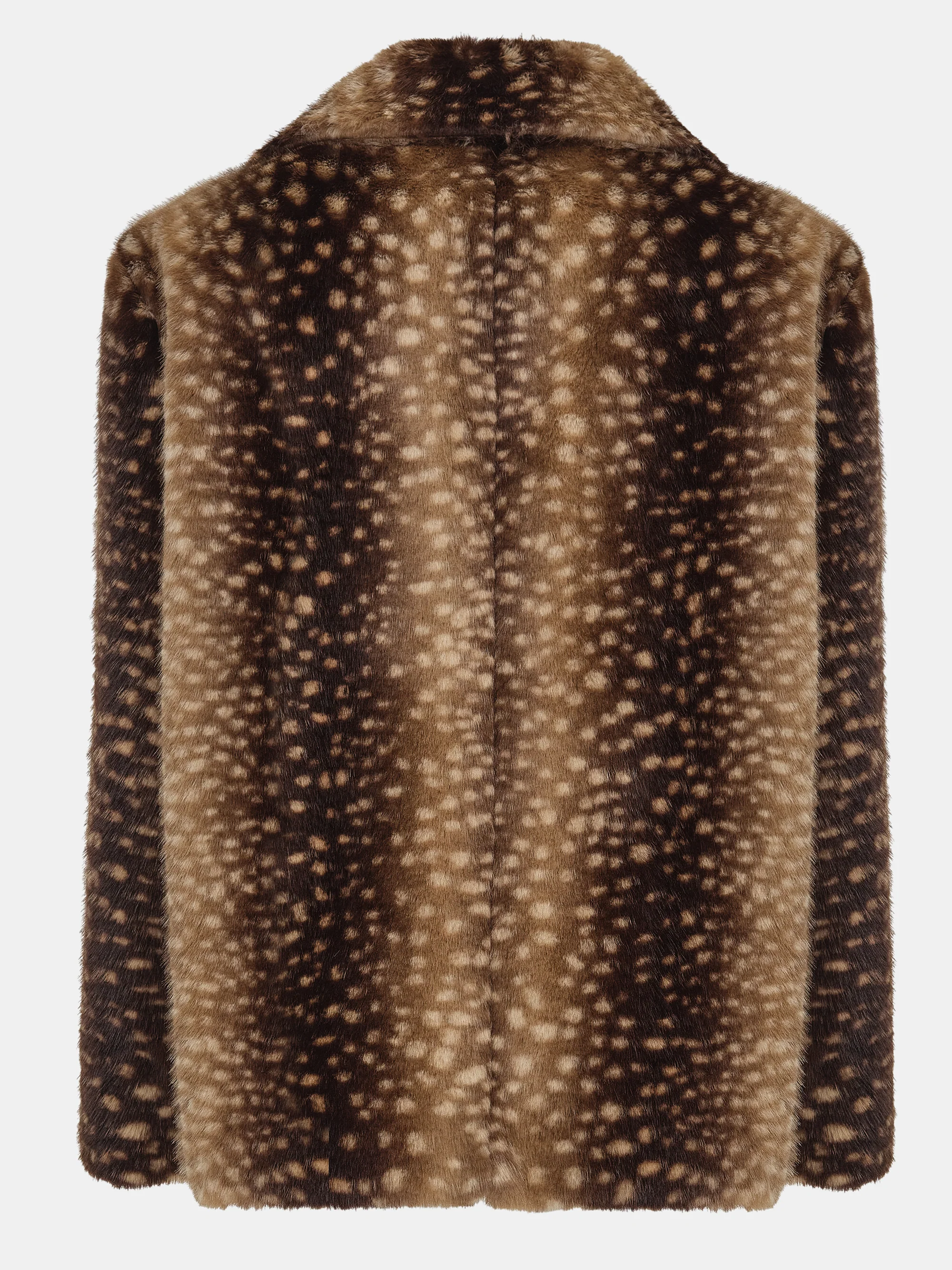 Animal Print Faux-Fur Jacket, Brown - Image 6