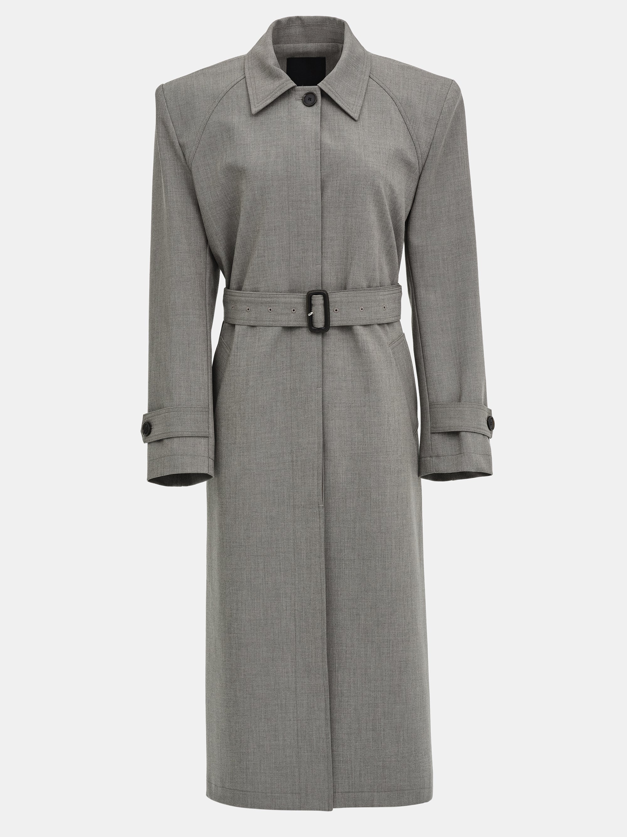 Belted Topcoat, Beige - Image 5