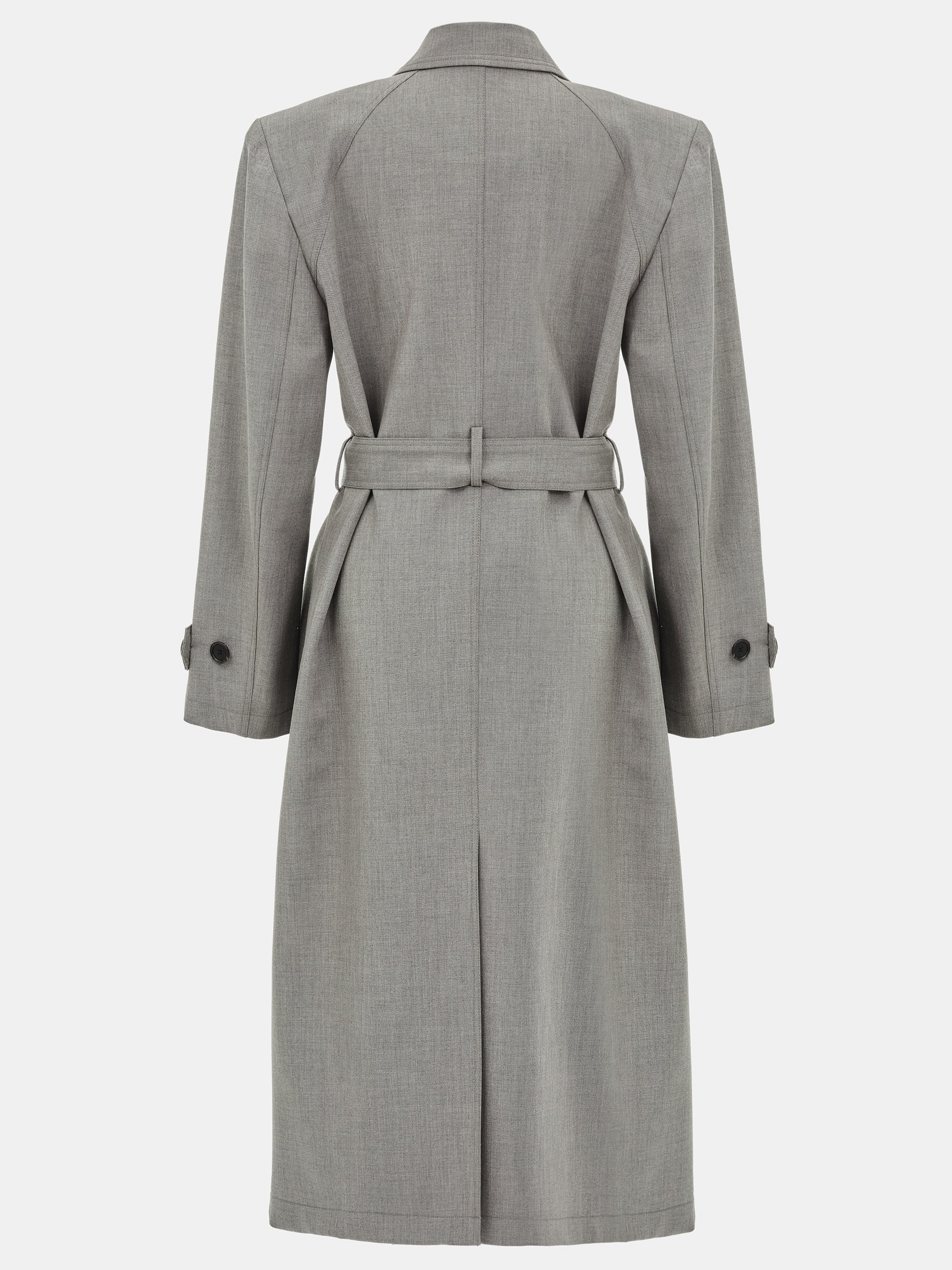 Belted Topcoat, Beige - Image 6