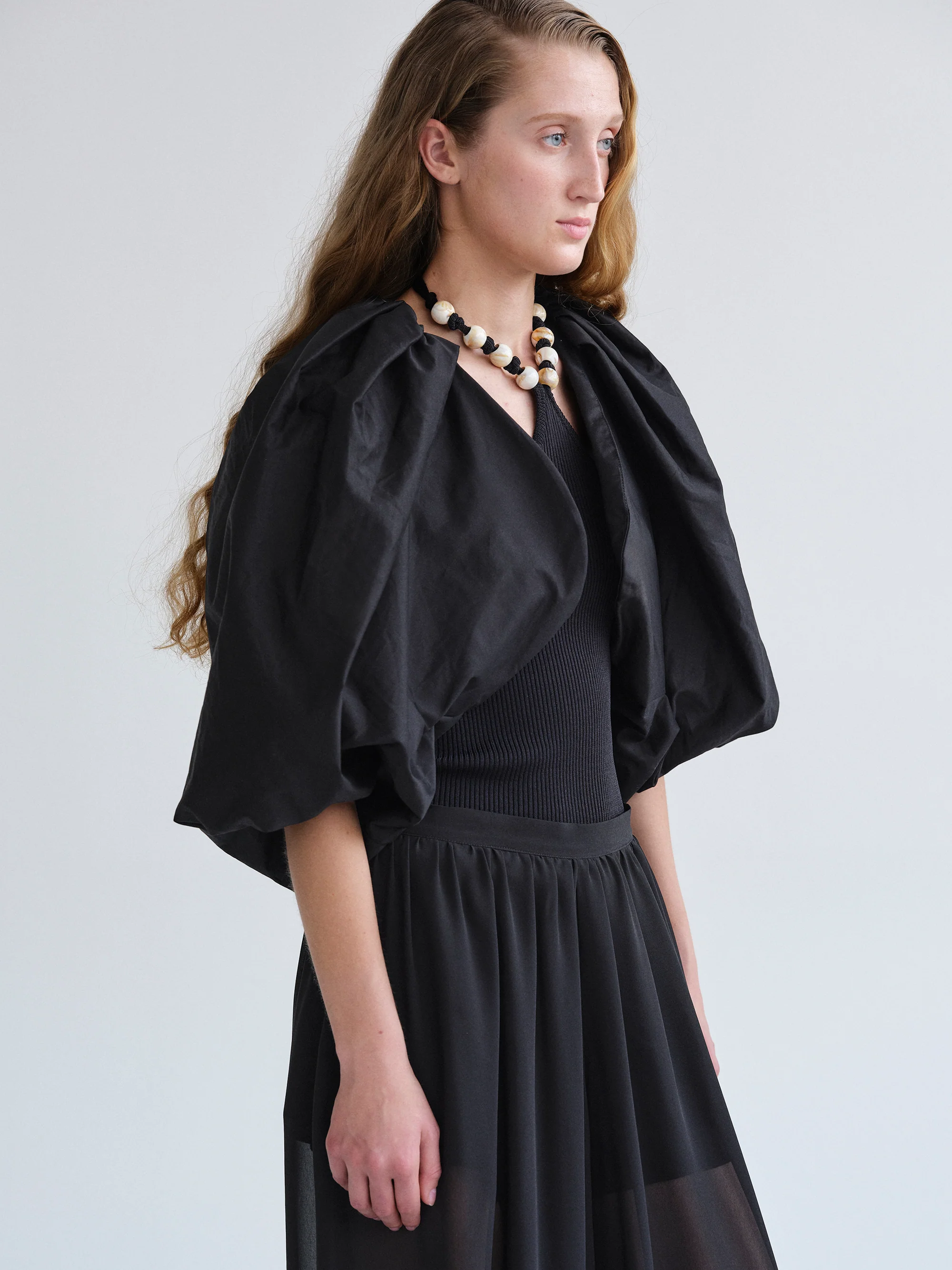 Bolero Jacket, Black - Image 3