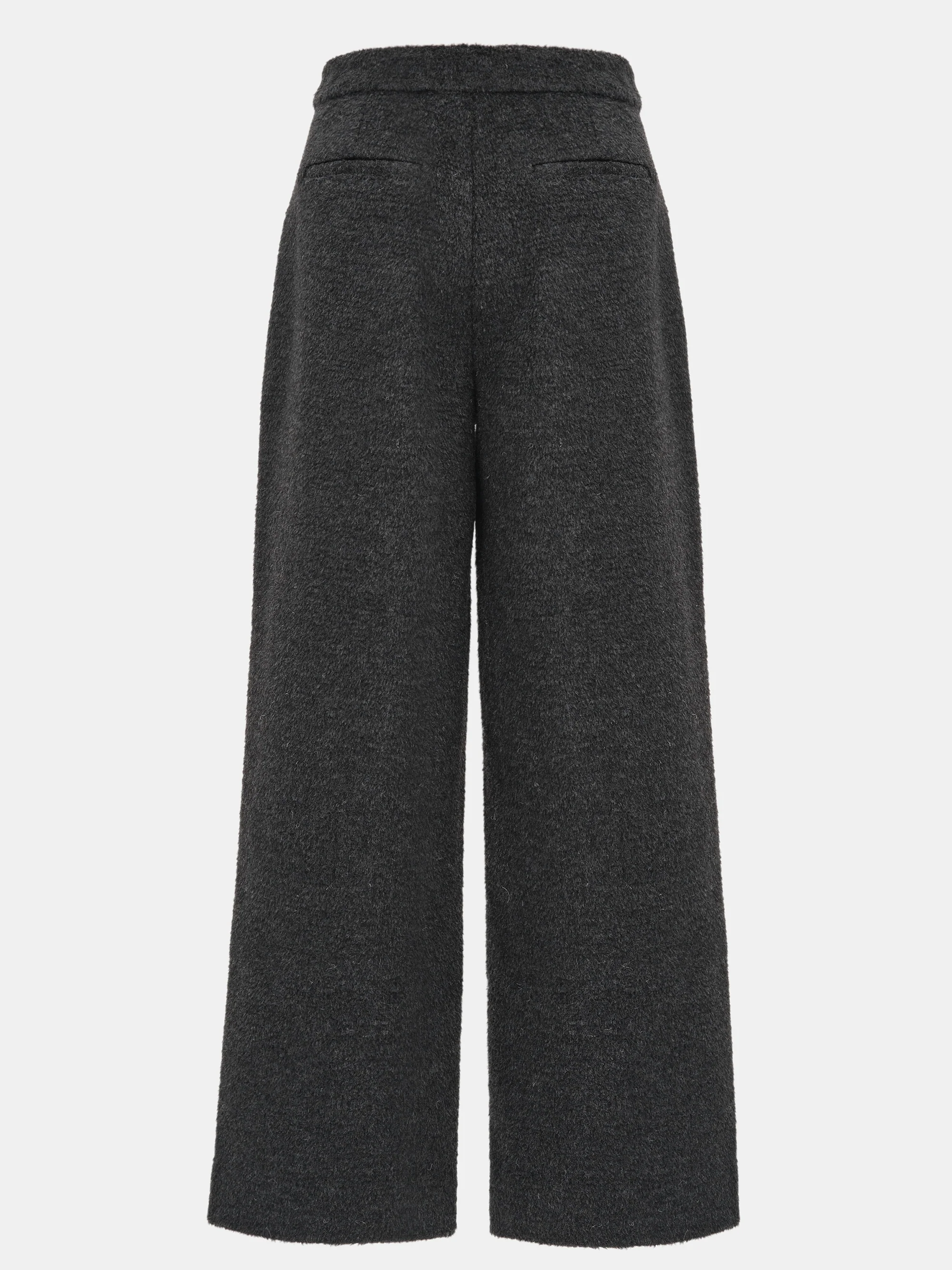 Brushed Tailored Trousers, Charcoal - Image 2
