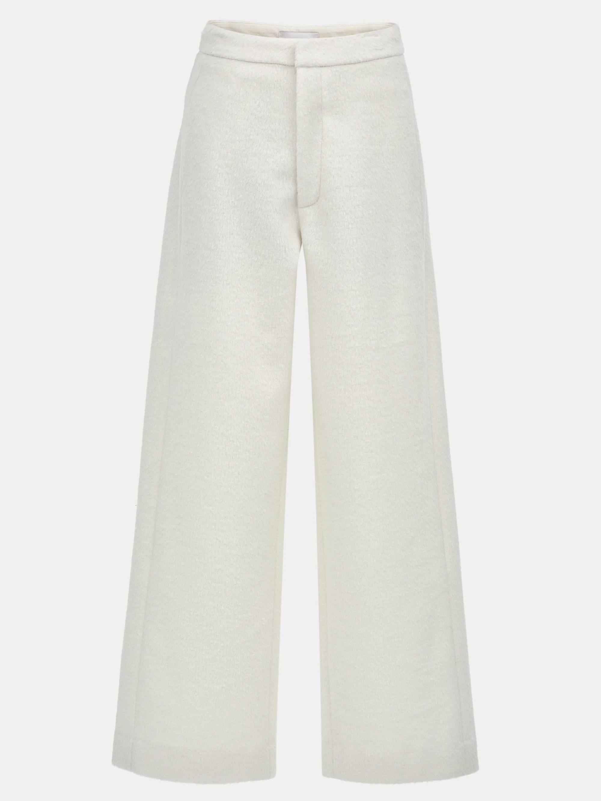 Brushed Tailored Trousers, Ivory - Image 5