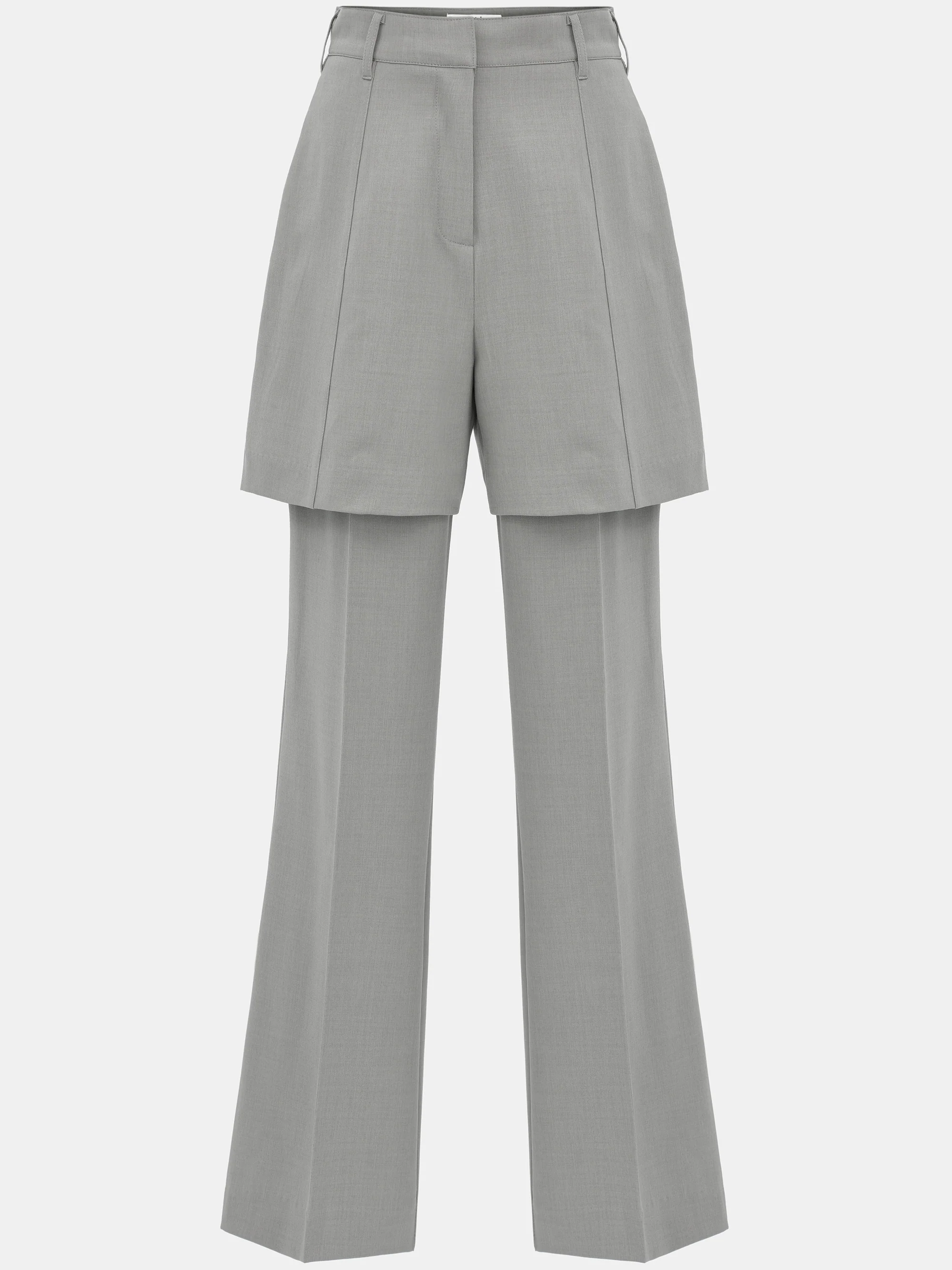 Calla Layered Trousers, Grey - Image 6
