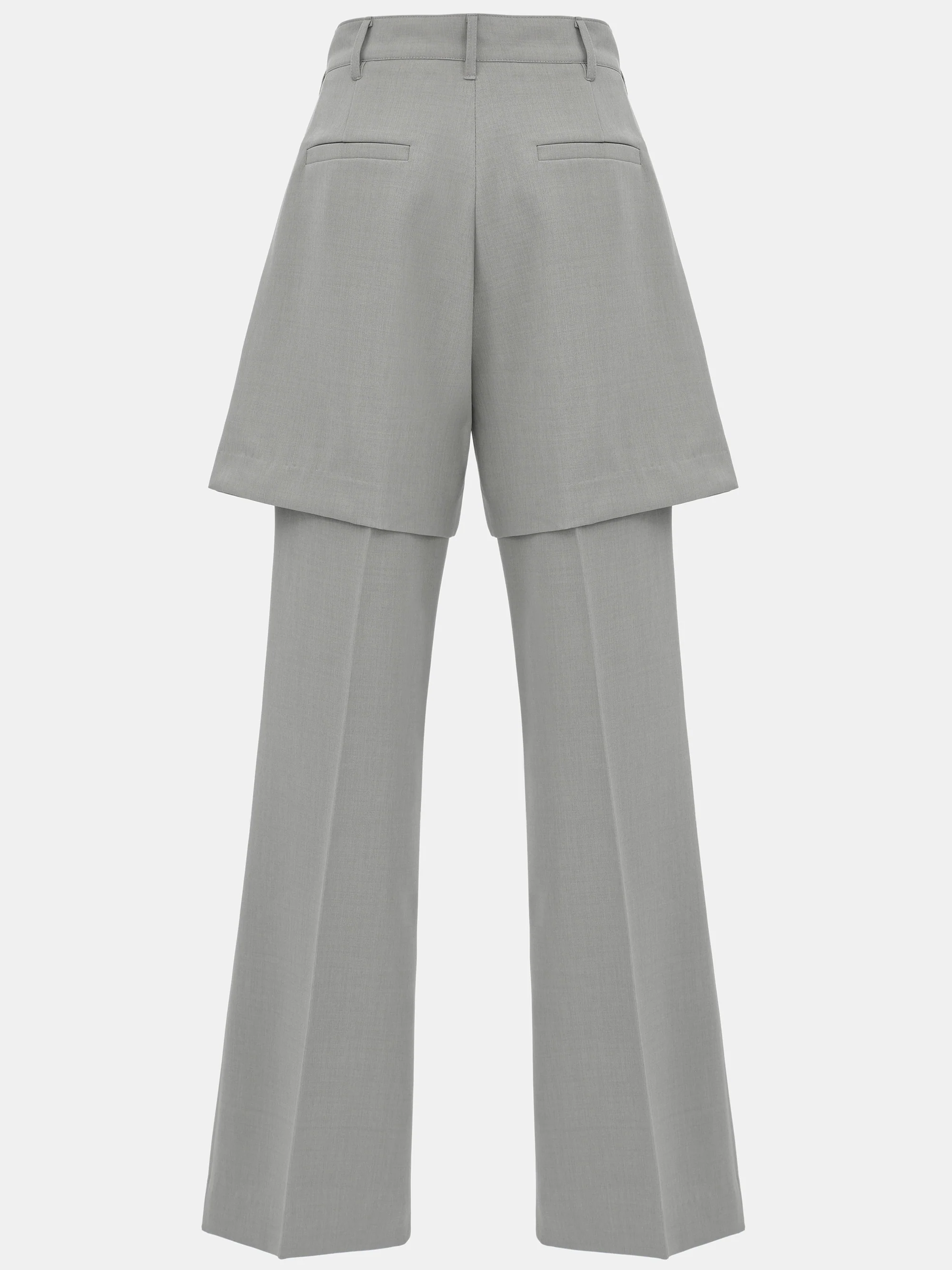 Calla Layered Trousers, Grey - Image 7