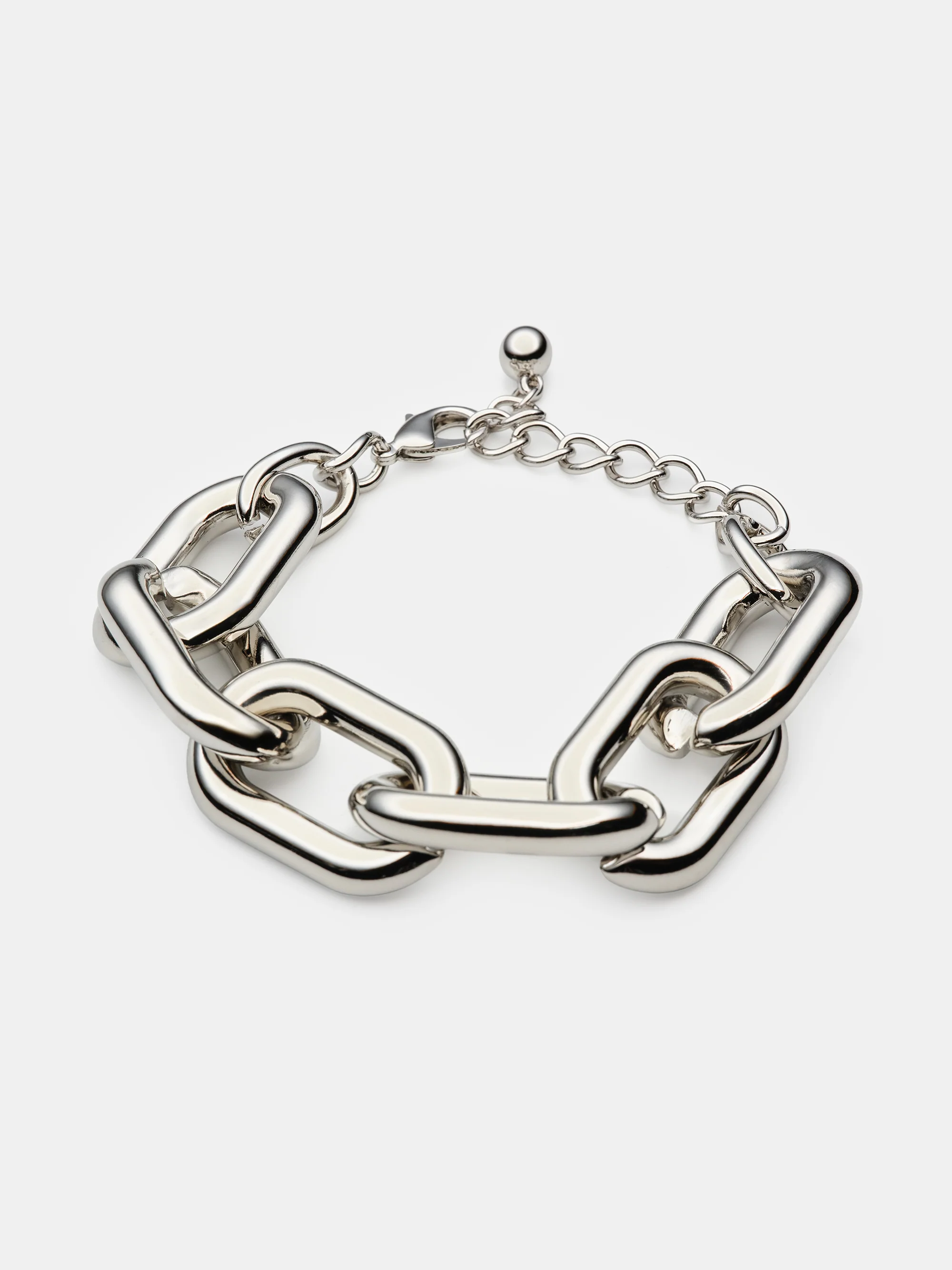 Chain Link Bracelet, Silver