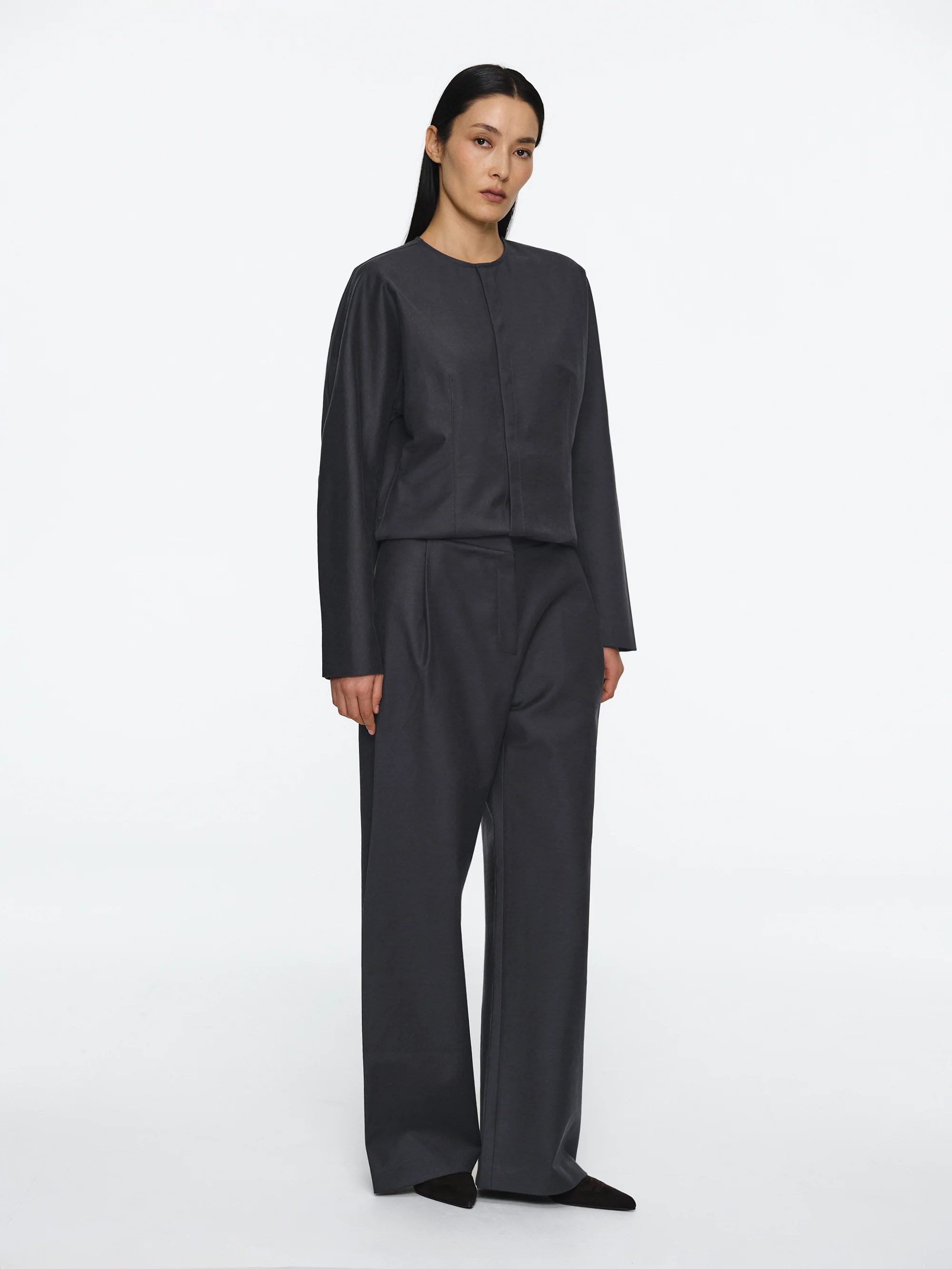 Cinched Pants, Charcoal