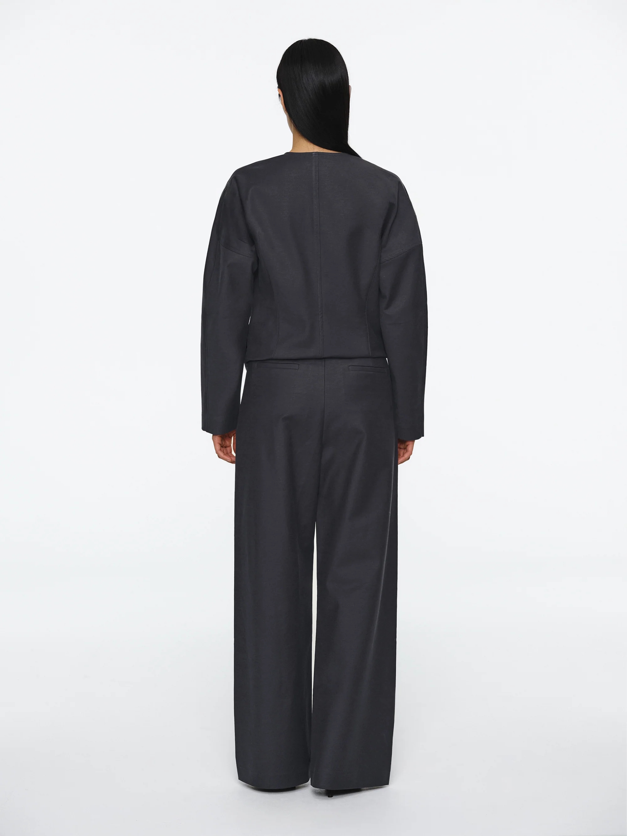 Cinched Pants, Charcoal - Image 4