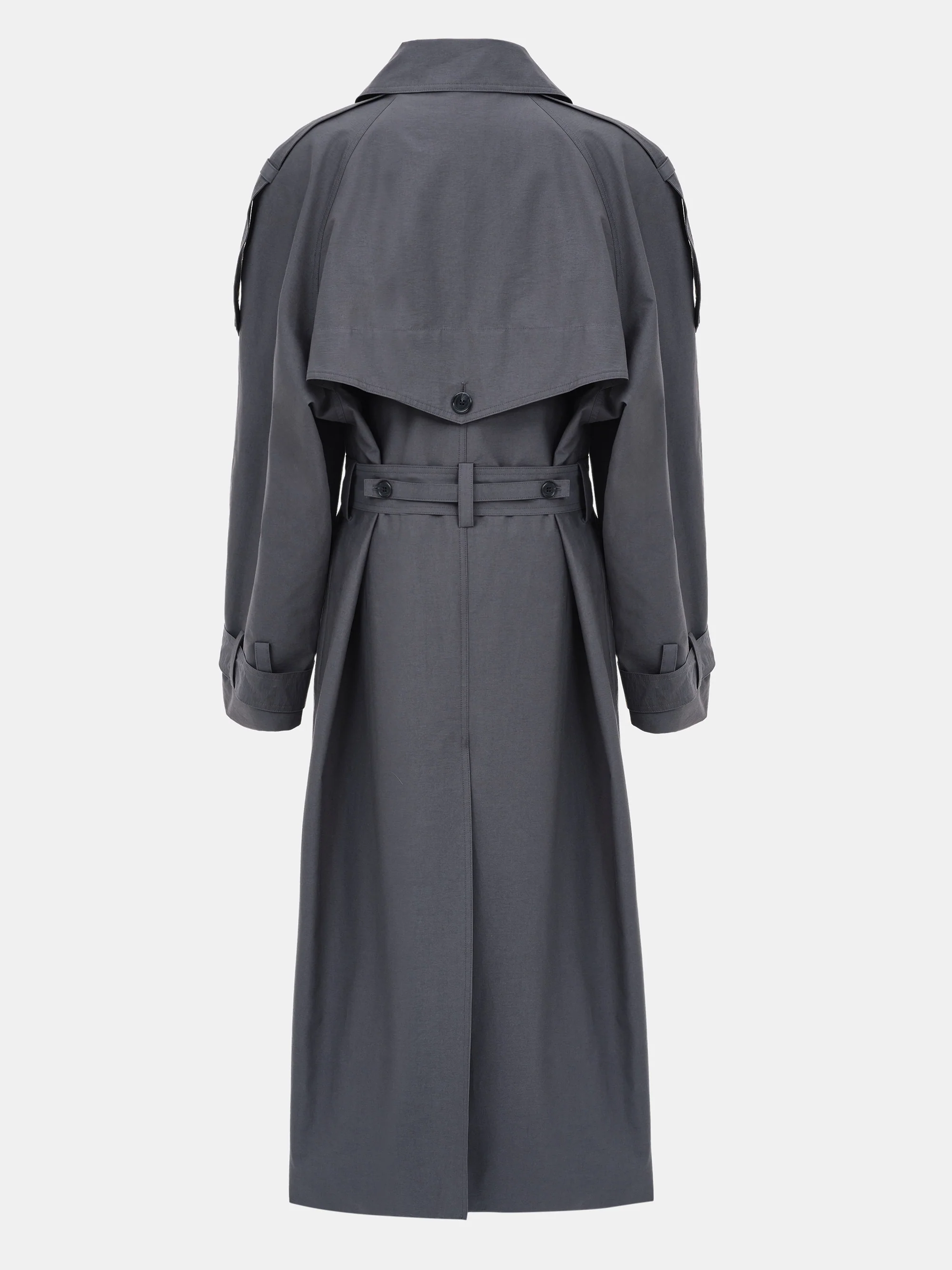 Cocoon Trench Coat, Graphite - Image 5