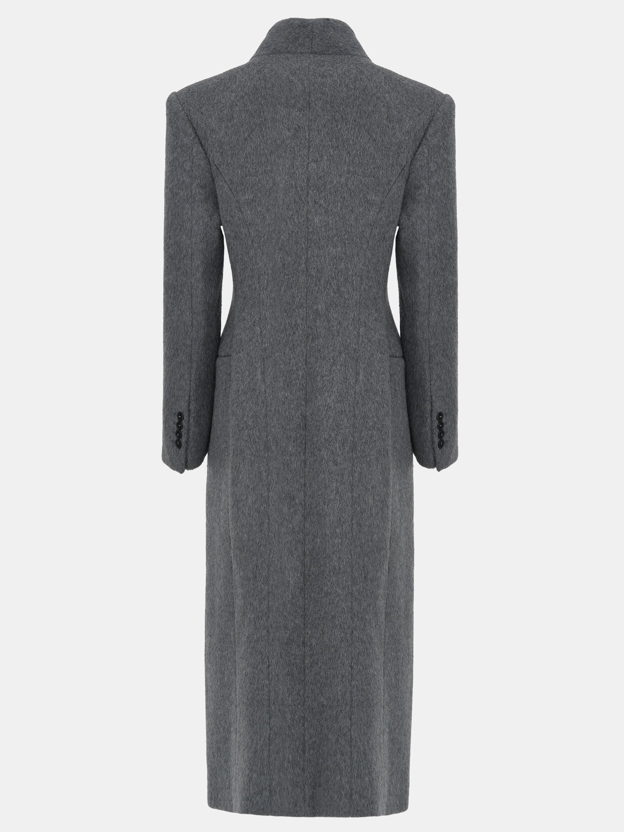 Corrin Wrap Coat, Charcoal - Image 6