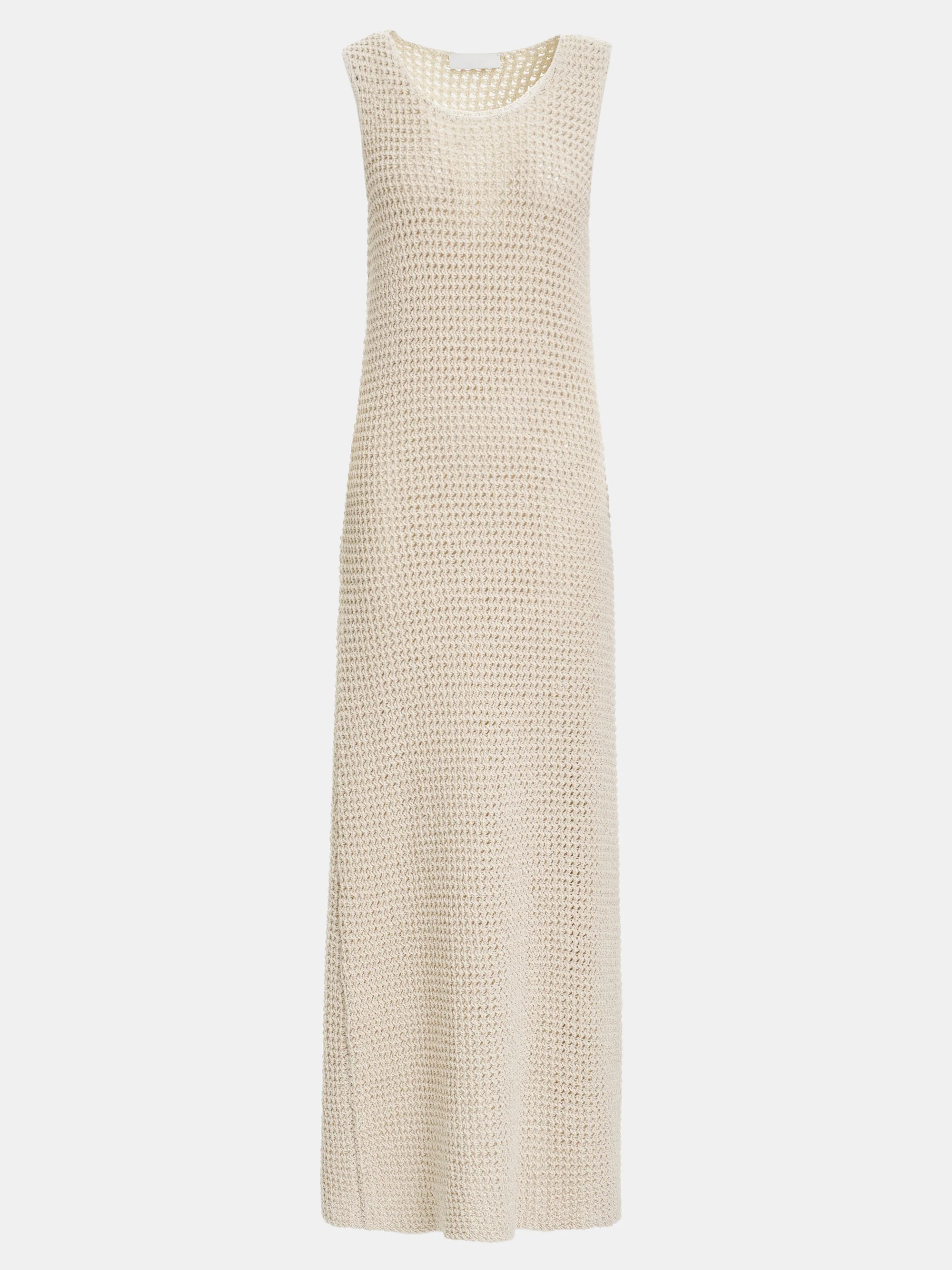 Crochet Maxi Dress, Natural