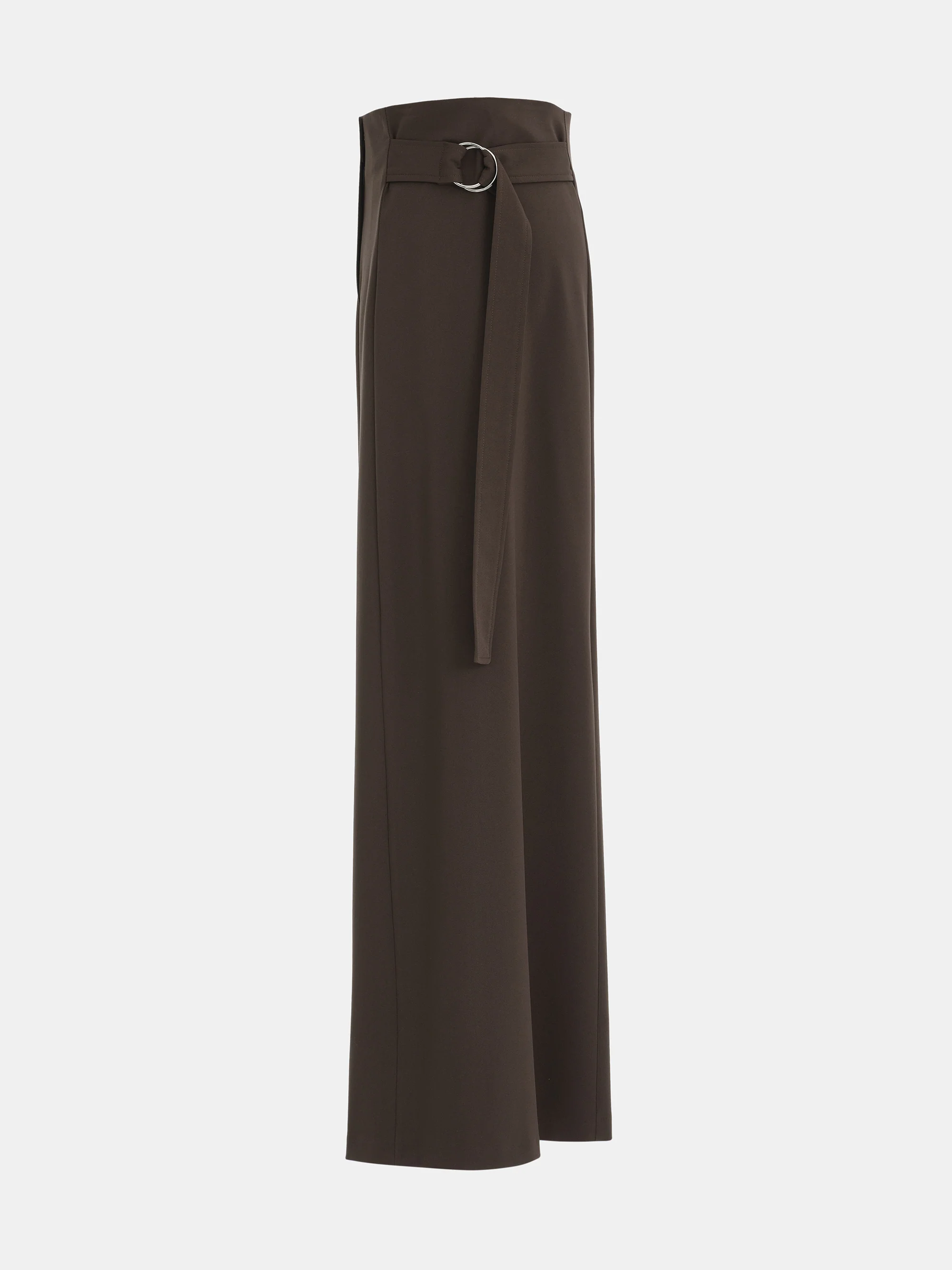 D-Ring Wide-Leg Trousers, Brown - Image 6