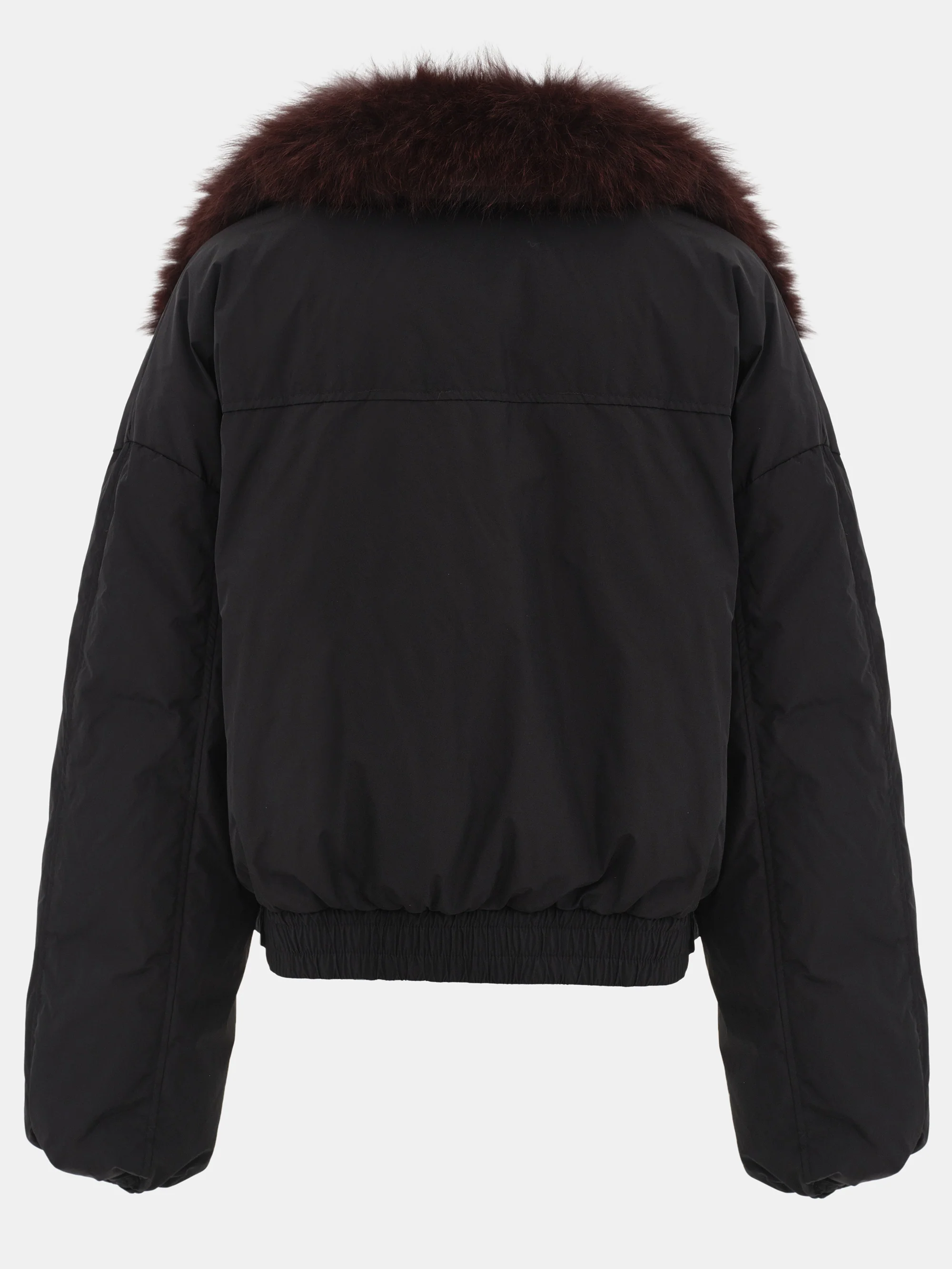 Dolla Fur Collar Down Jacket, Black - Image 9