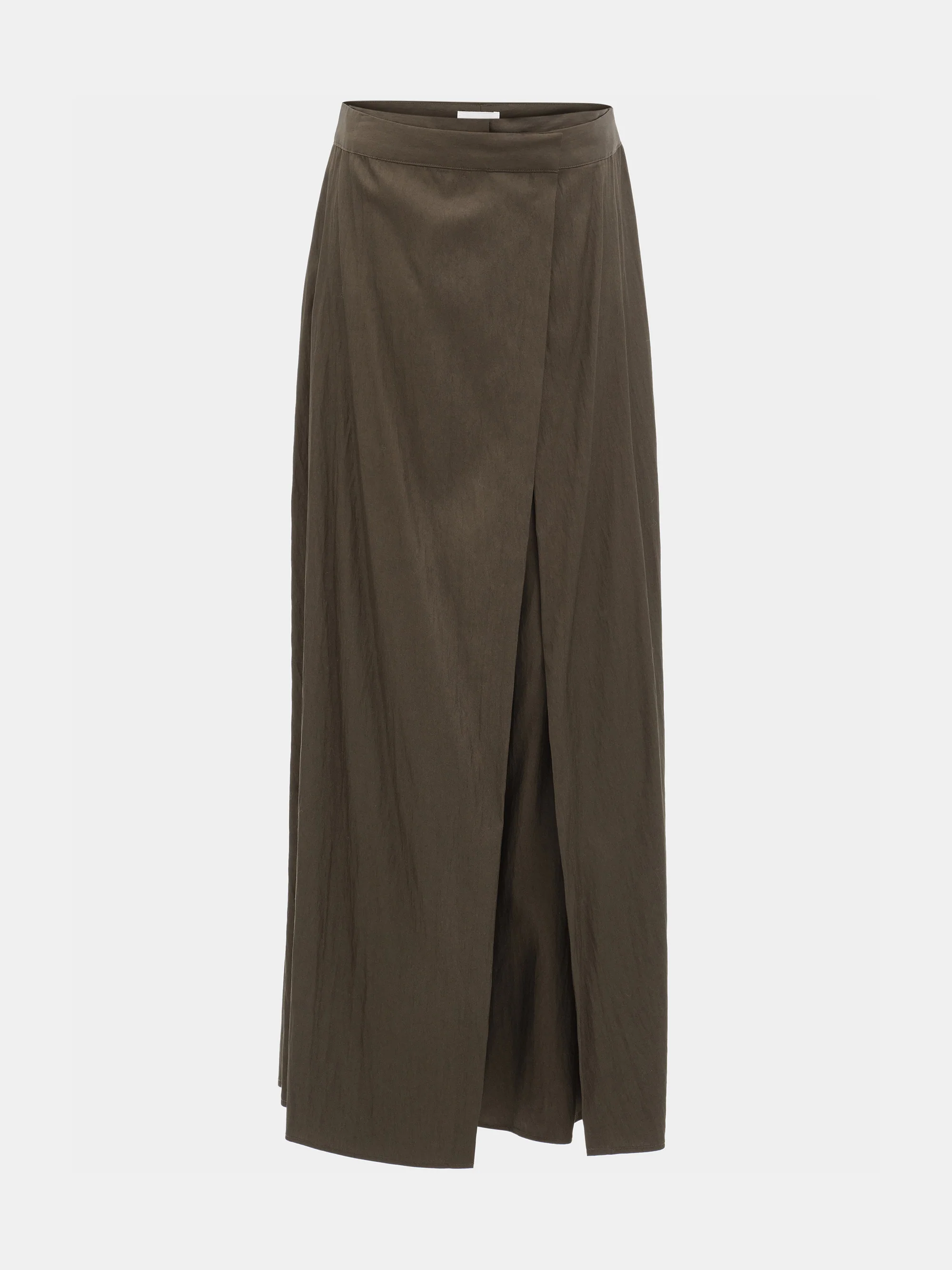 Double-Layer Crinkled Trousers, Brown - Image 6
