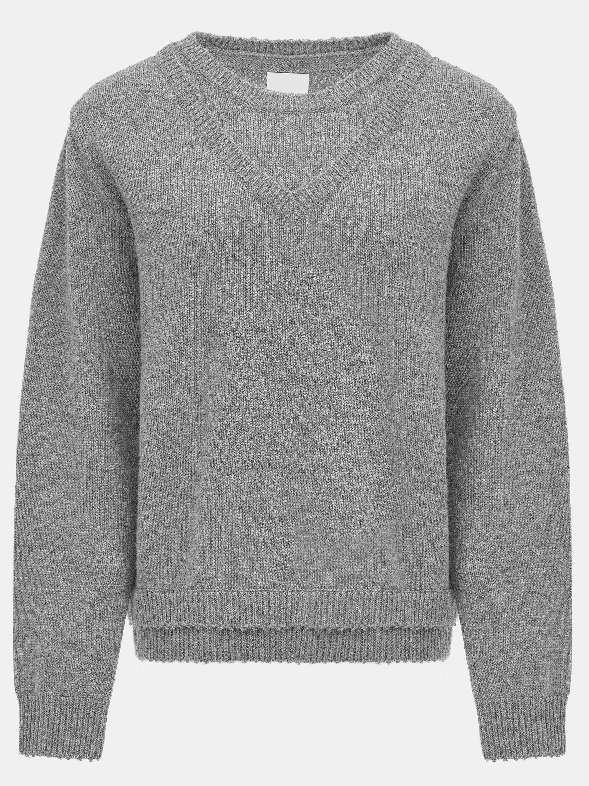 Double Layered Sweater, Grey - Image 5
