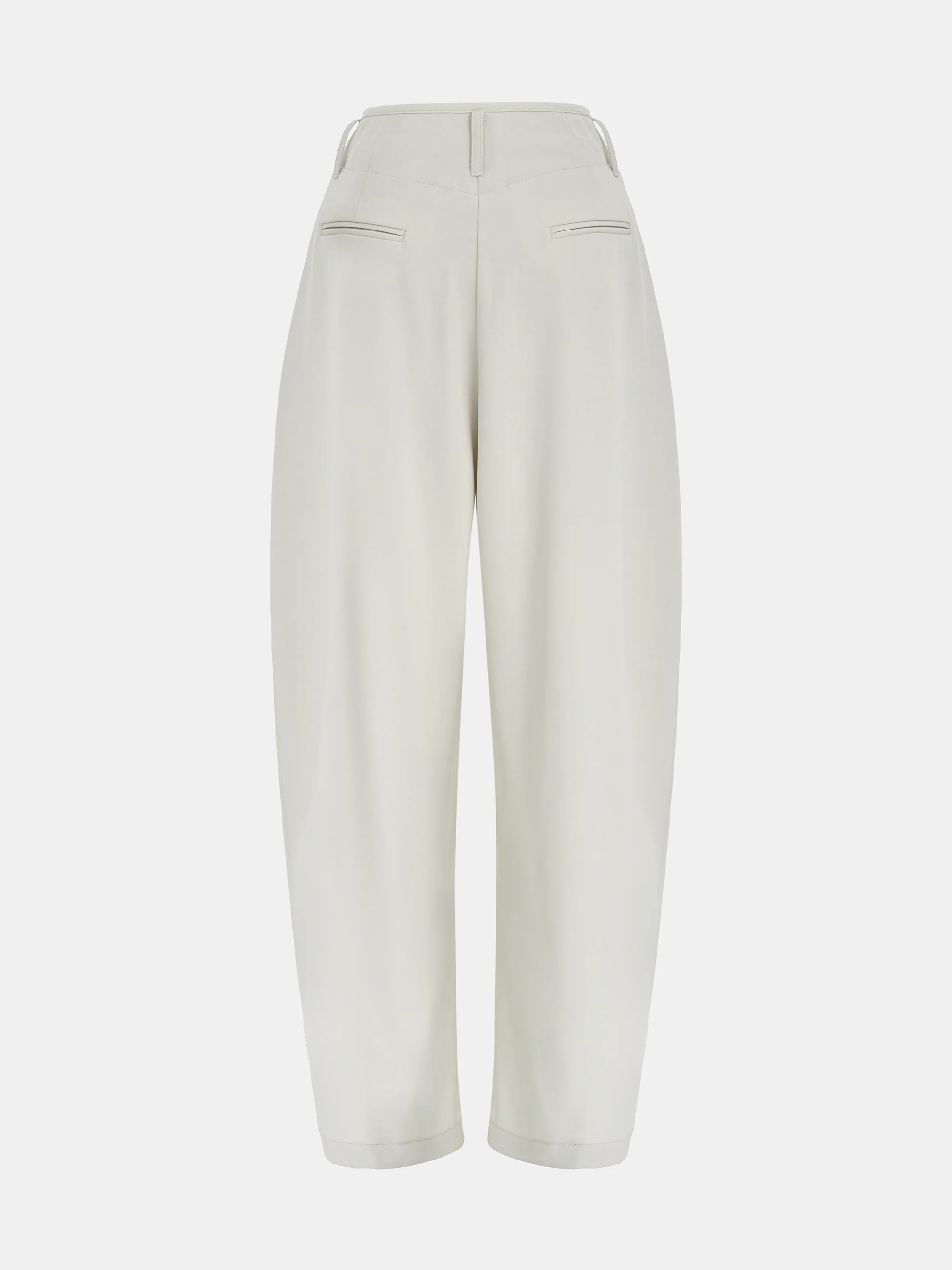 Double-Pleat Trousers, Ivory - Image 6