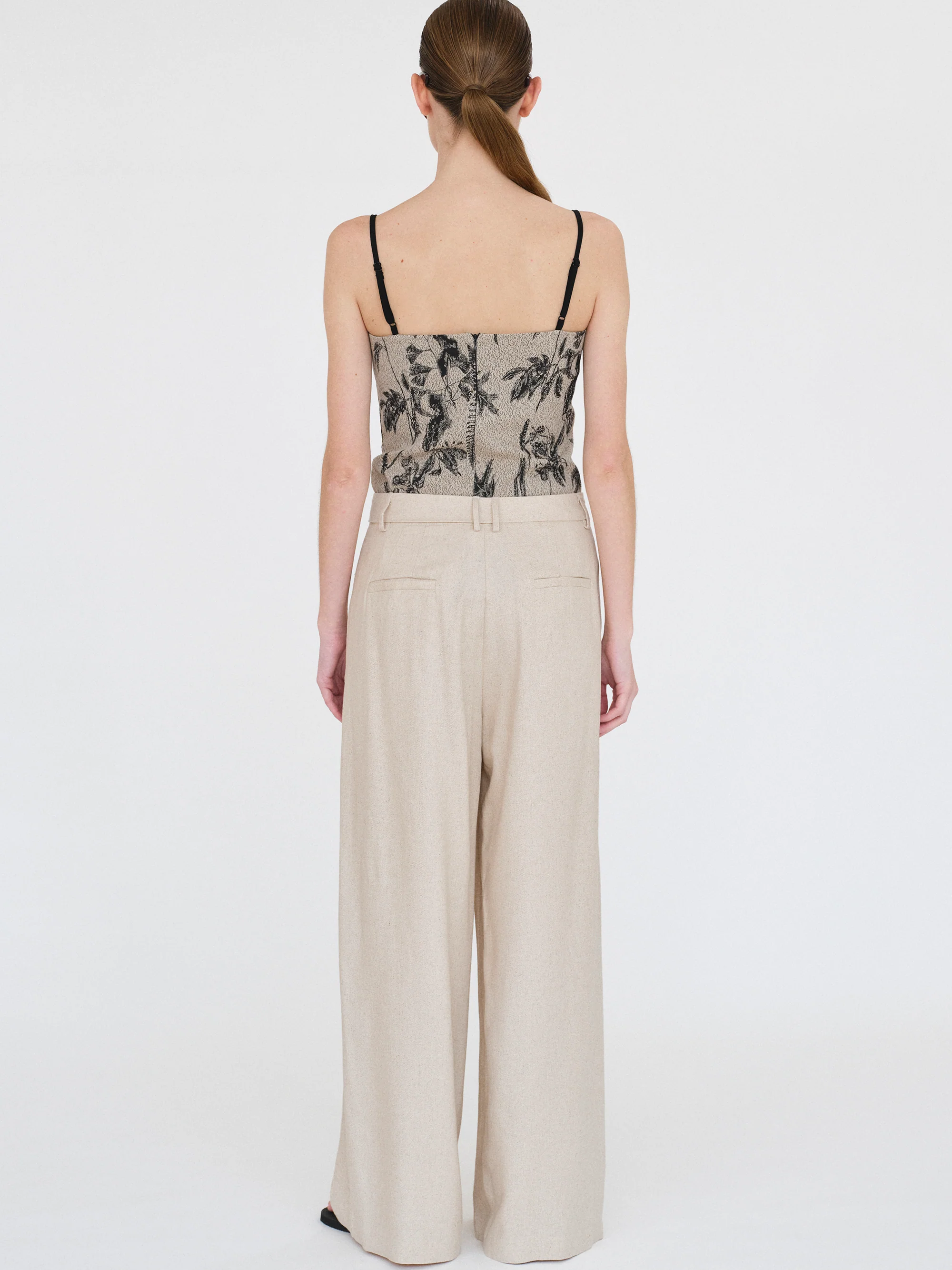 Double-Pleat Trousers, Sandstone - Image 10