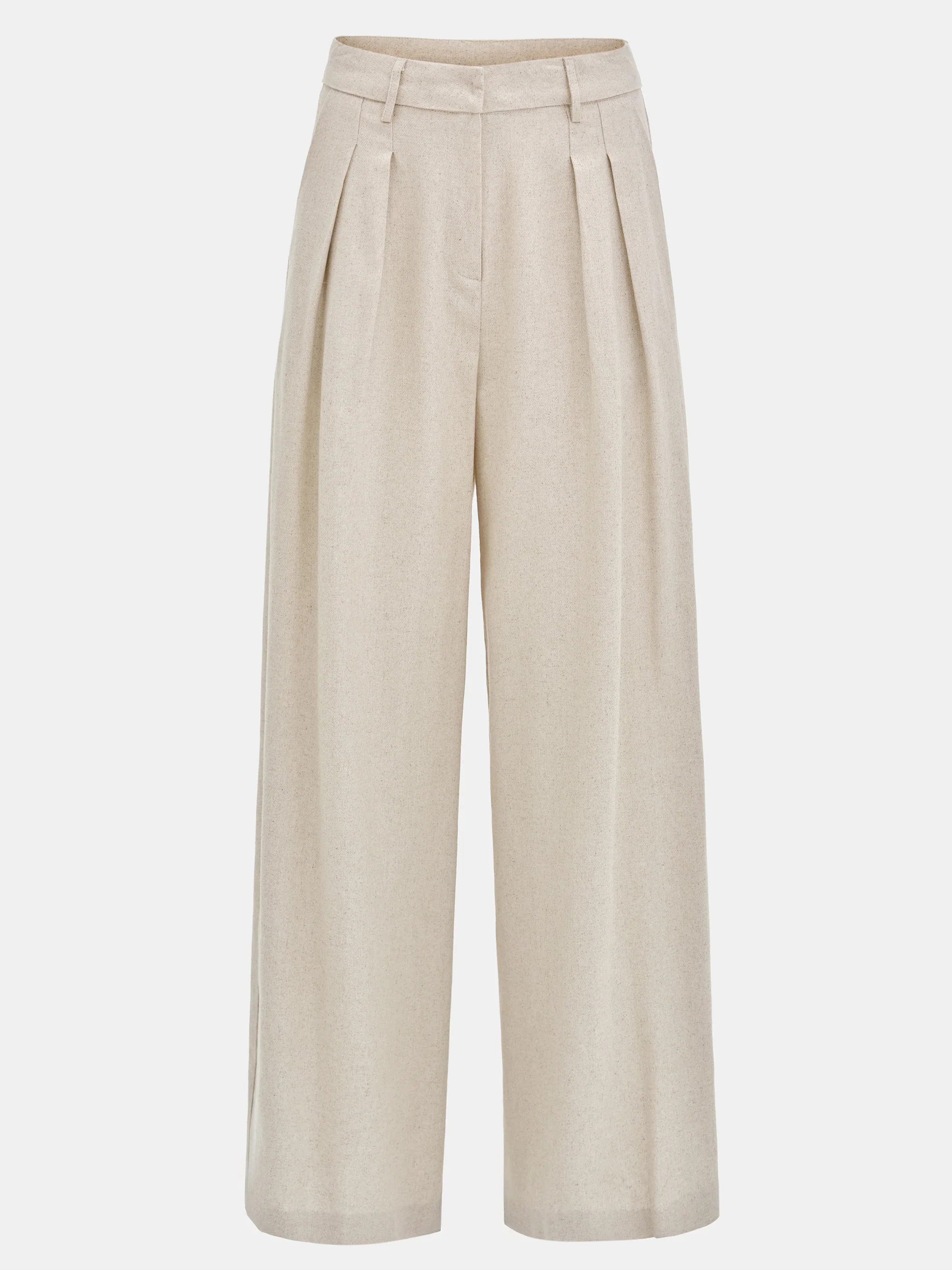 Double-Pleat Trousers, Sandstone - Image 12