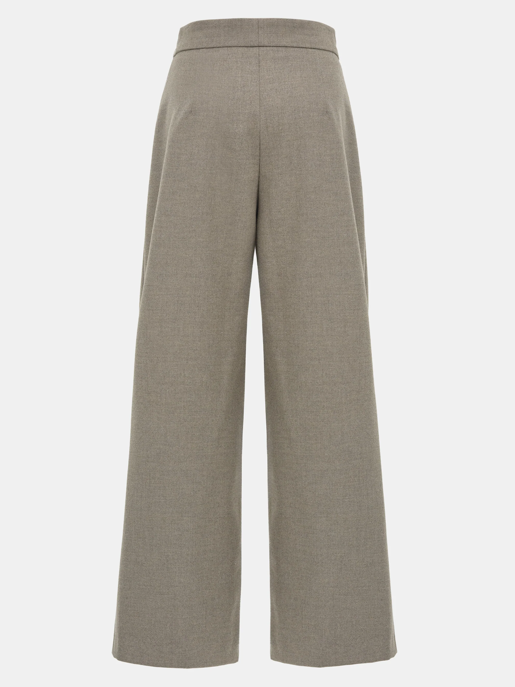Double Pleated Trousers, Khaki - Image 6