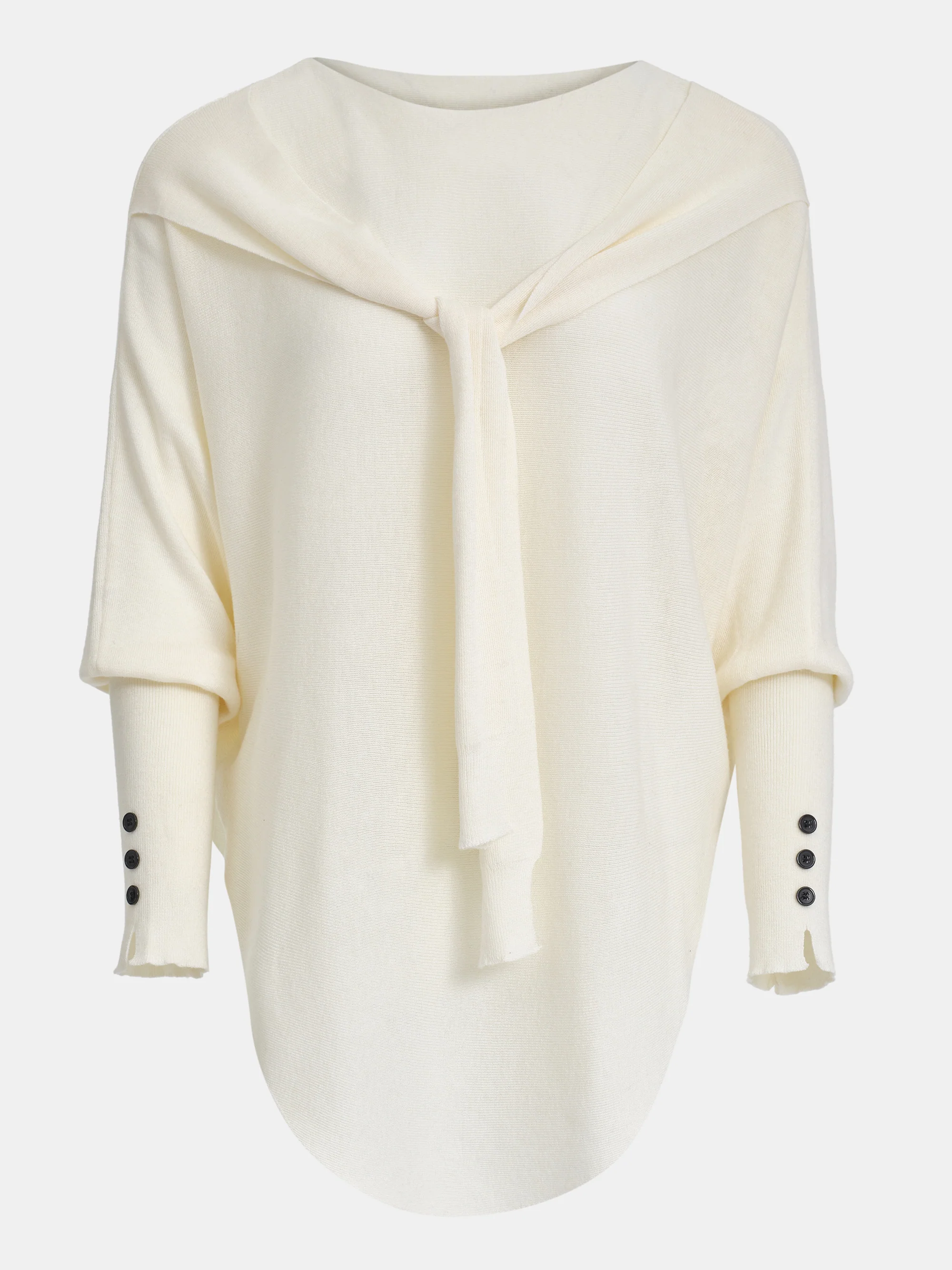 Double Sleeve Knit Top, Ivory - Image 5