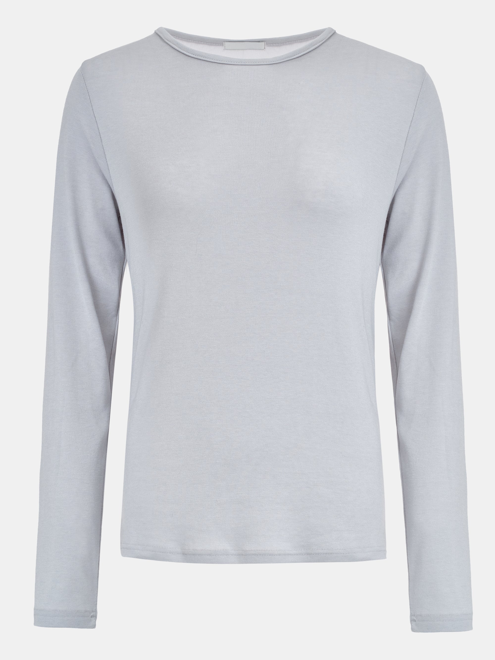 Drape-Back Tee, Light Grey - Image 3