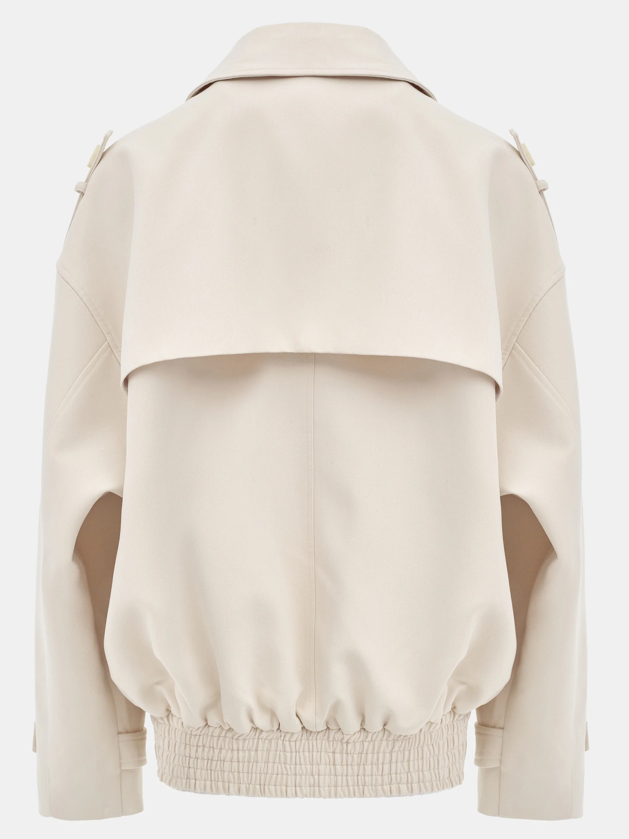Epaulet Bomber Jacket, Ivory - Image 6
