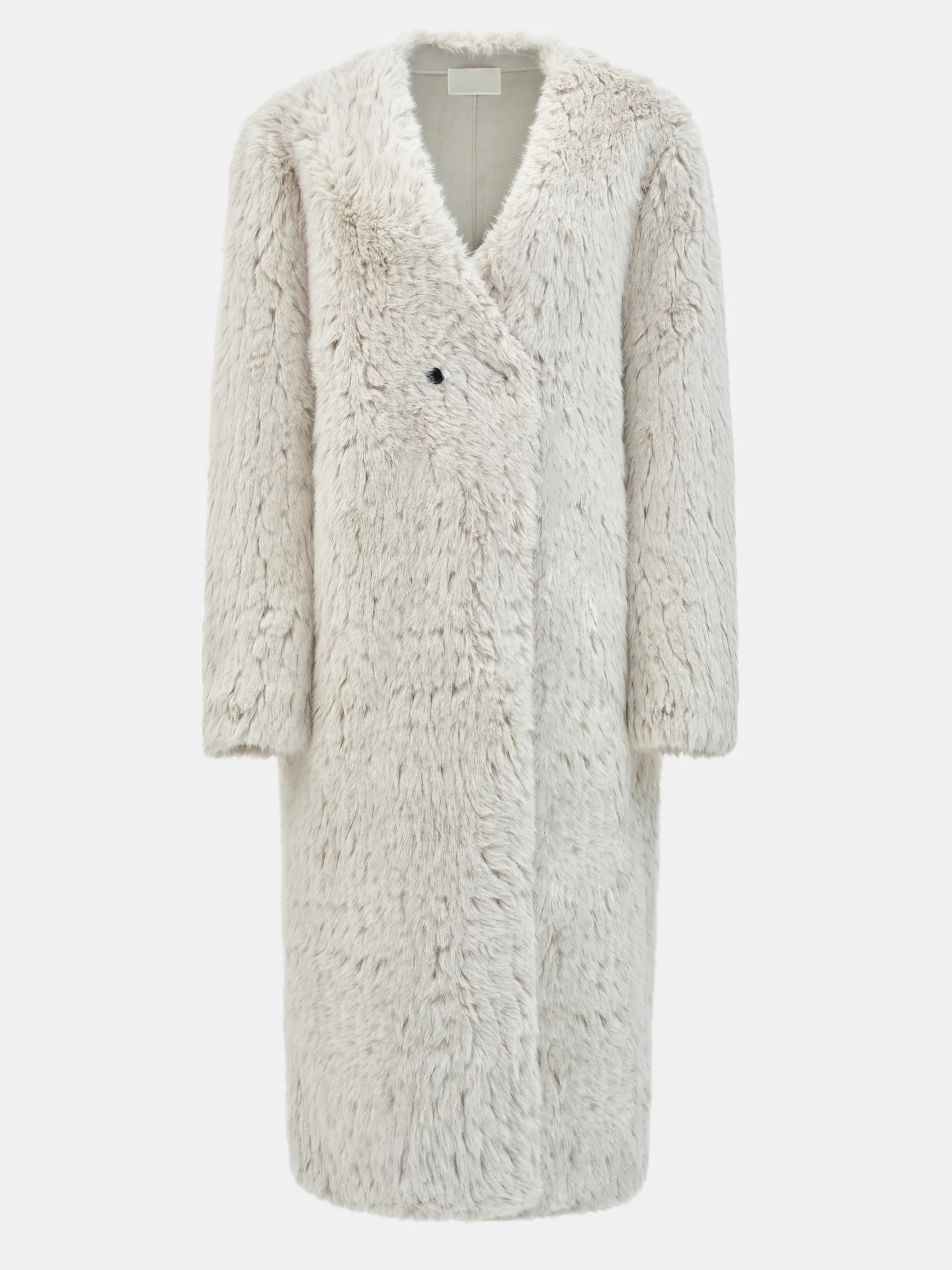 Faux Shearling Coat, Ivory - Image 7