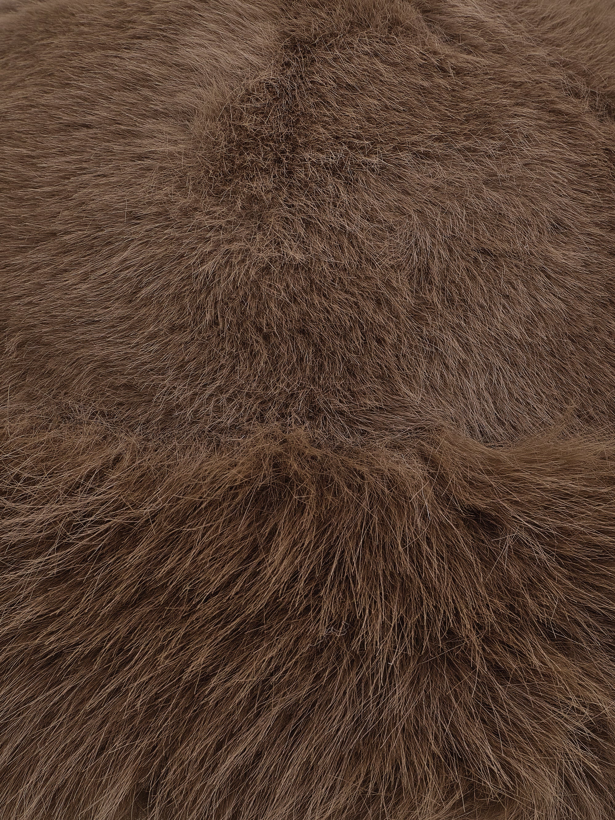 Faux Shearling Hat, Brown - Image 2