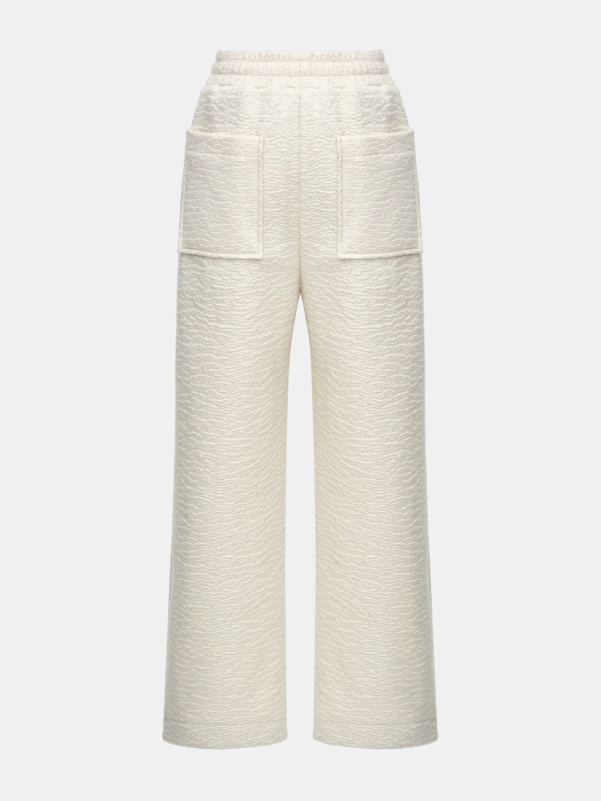 Felted Fleece Lounge Pants, Ivory - Image 6