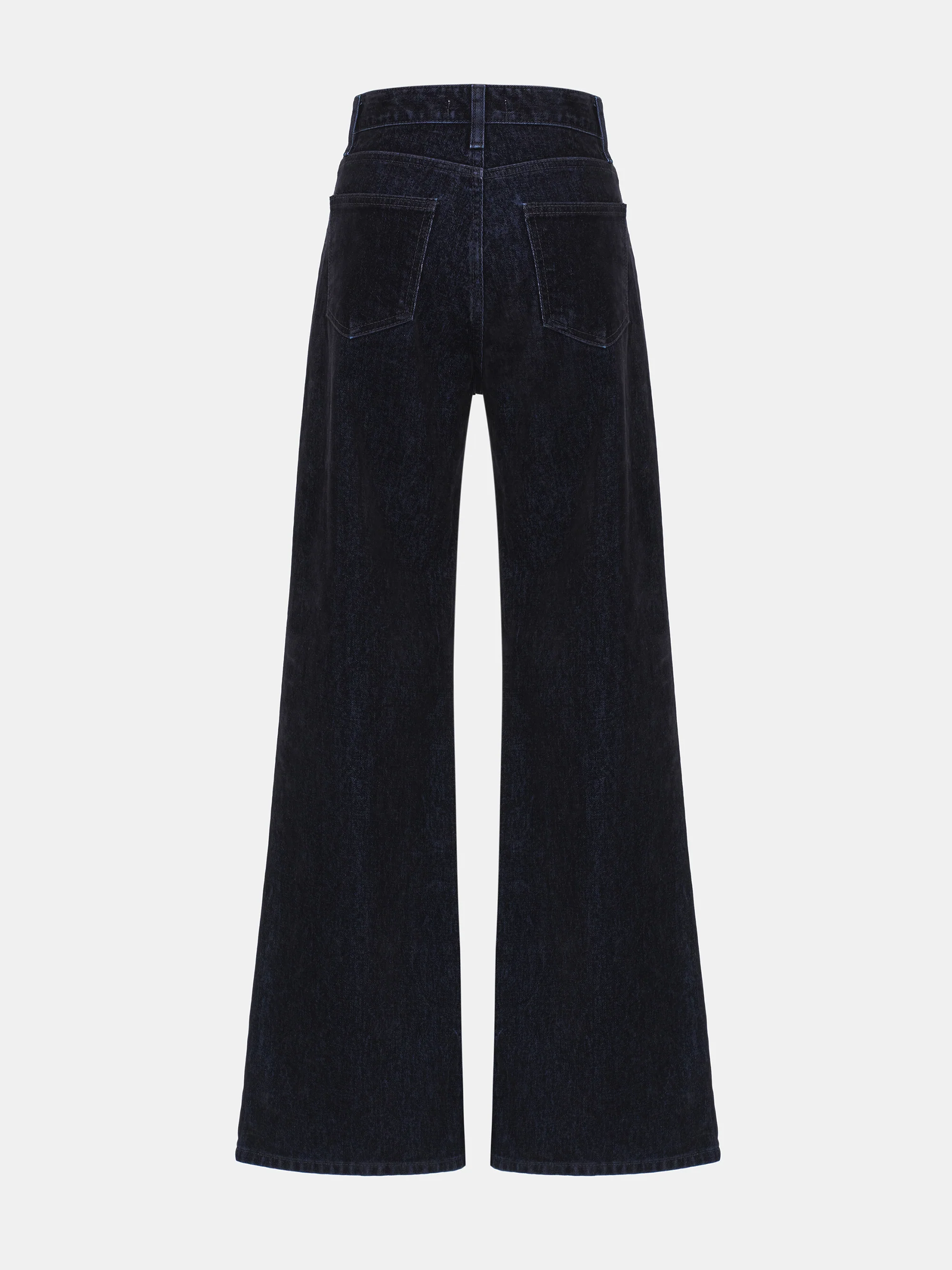 Flared Flock Jeans, Denim - Image 6