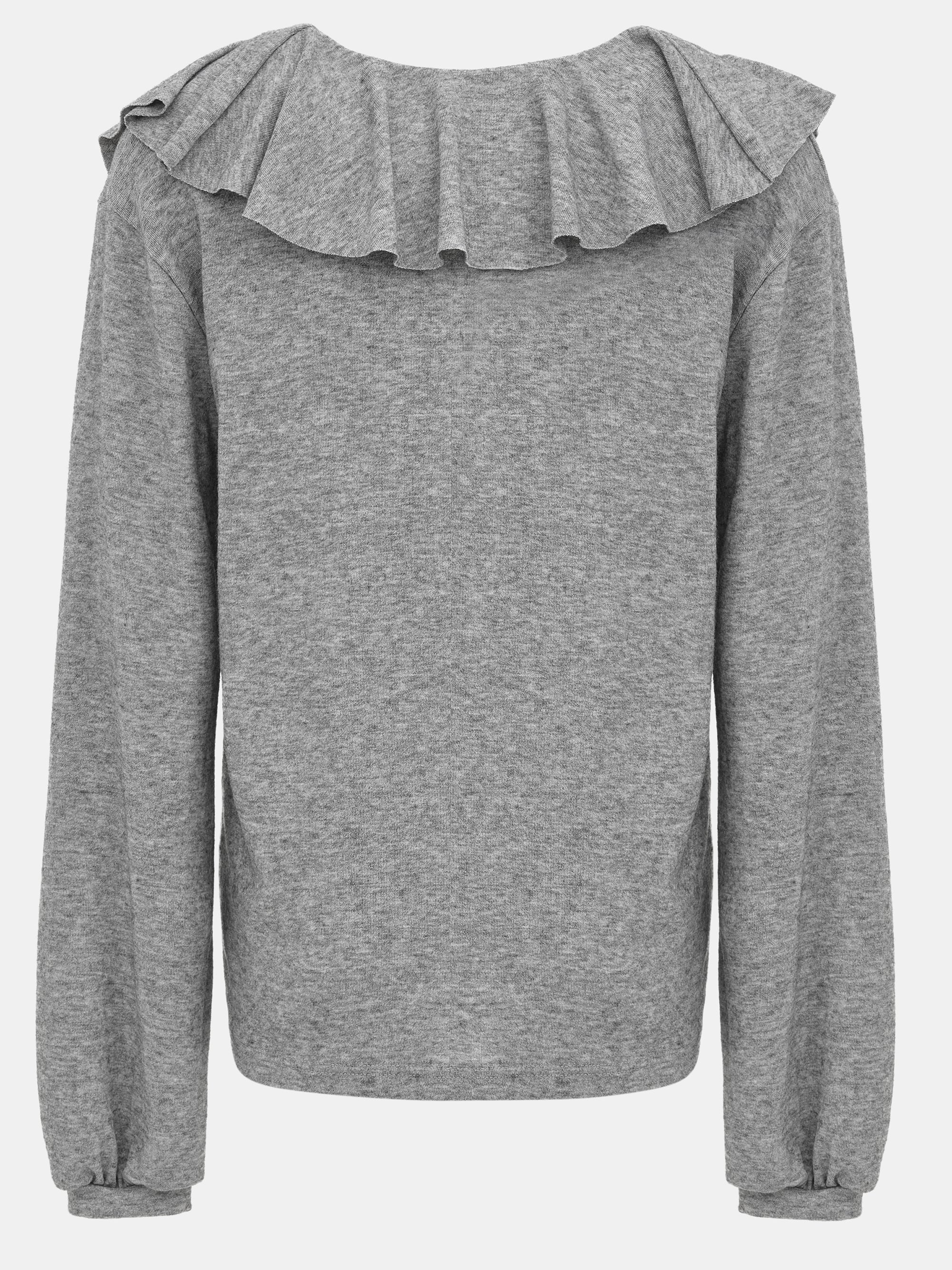 Frill-Collar Top, Grey - Image 6
