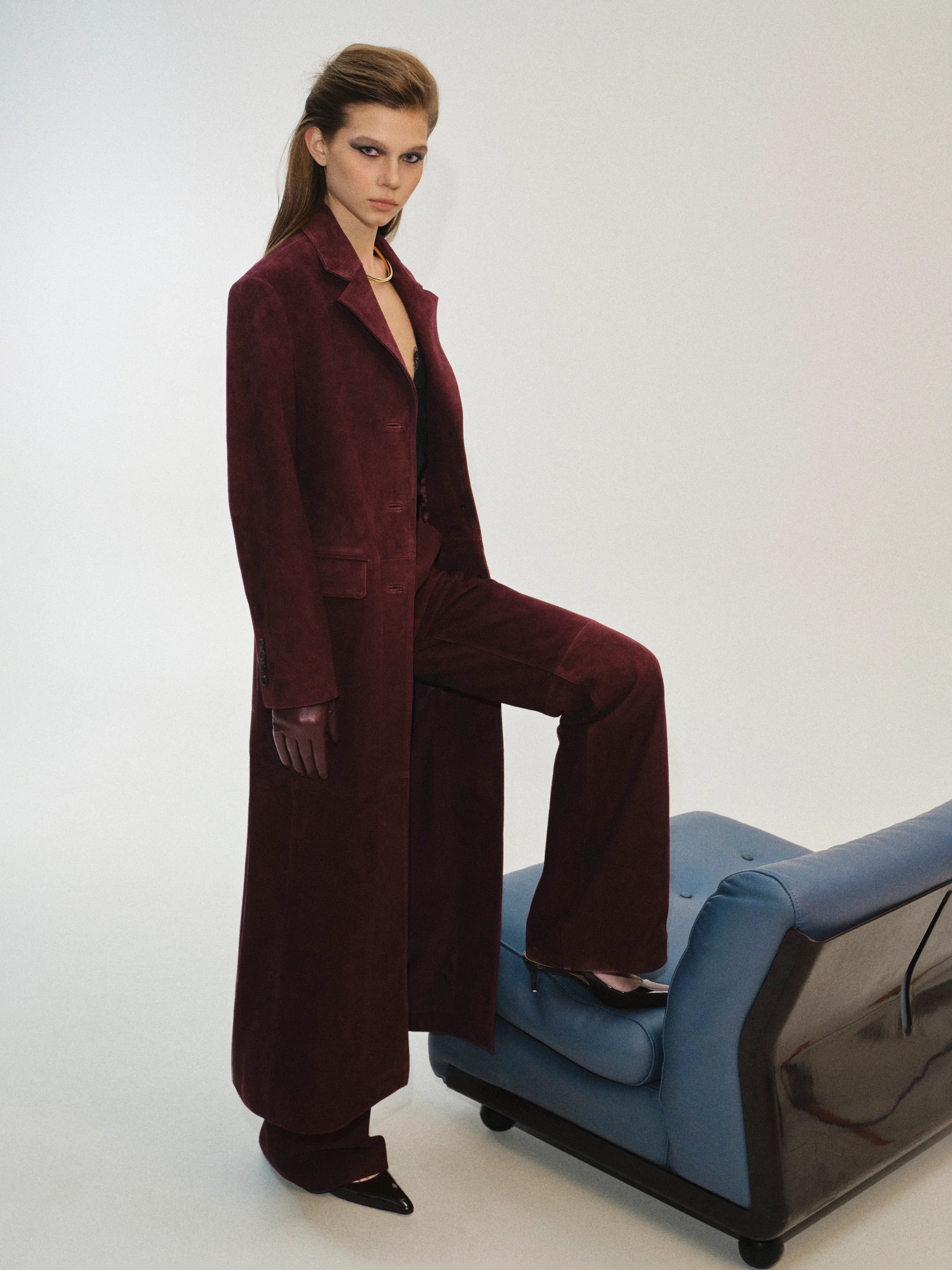 Hailey Coat, Oxblood - Image 3