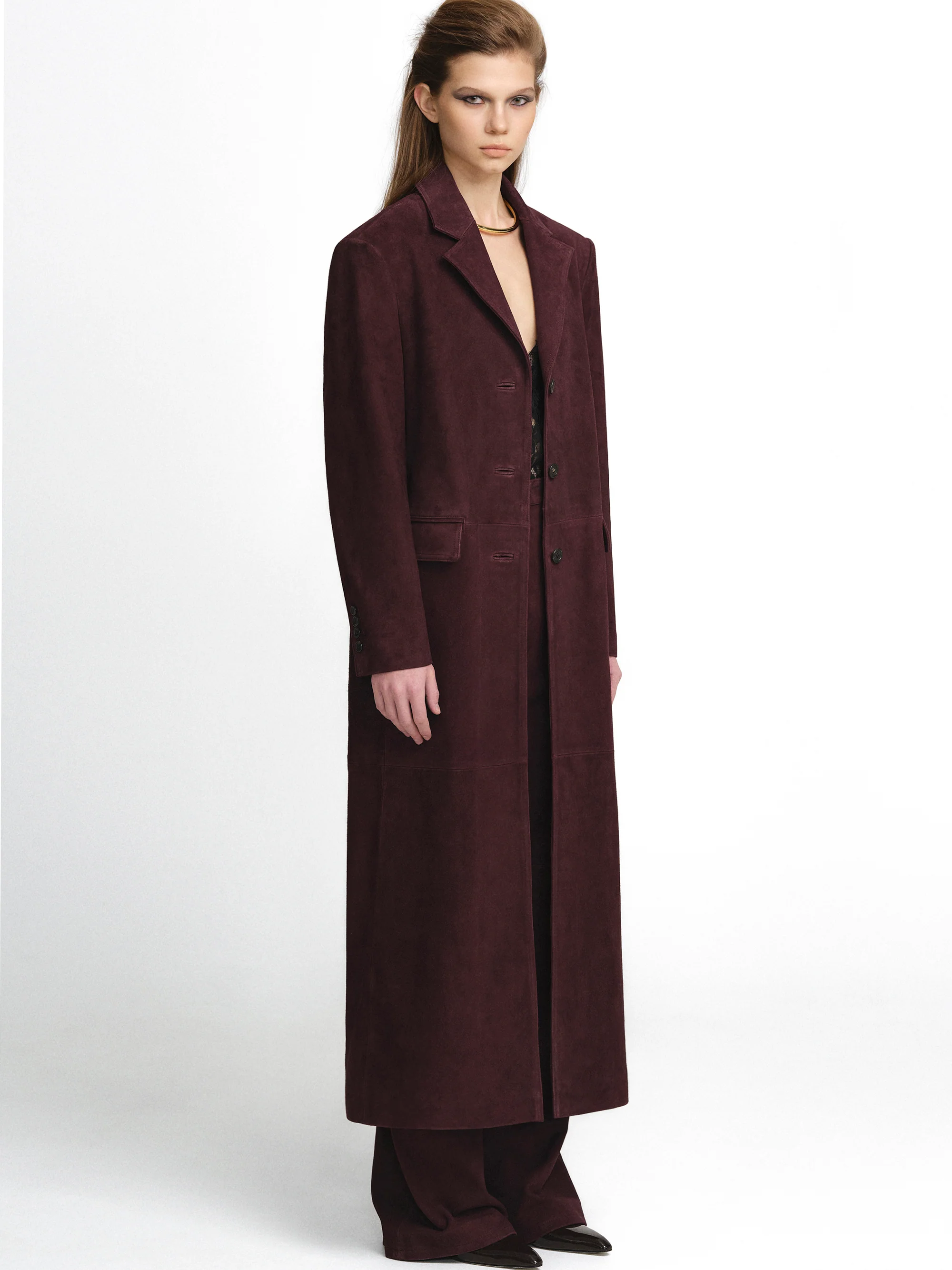 Hailey Coat, Oxblood - Image 4