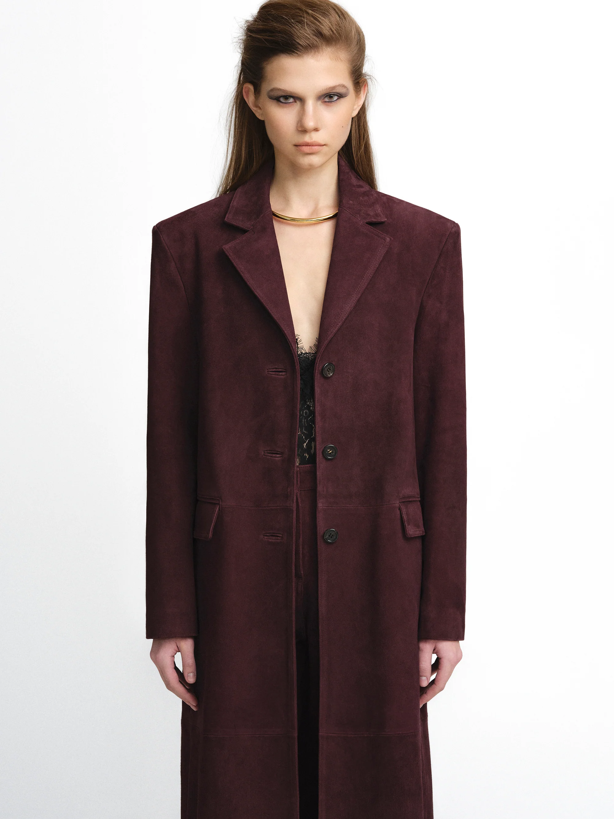 Hailey Coat, Oxblood - Image 5