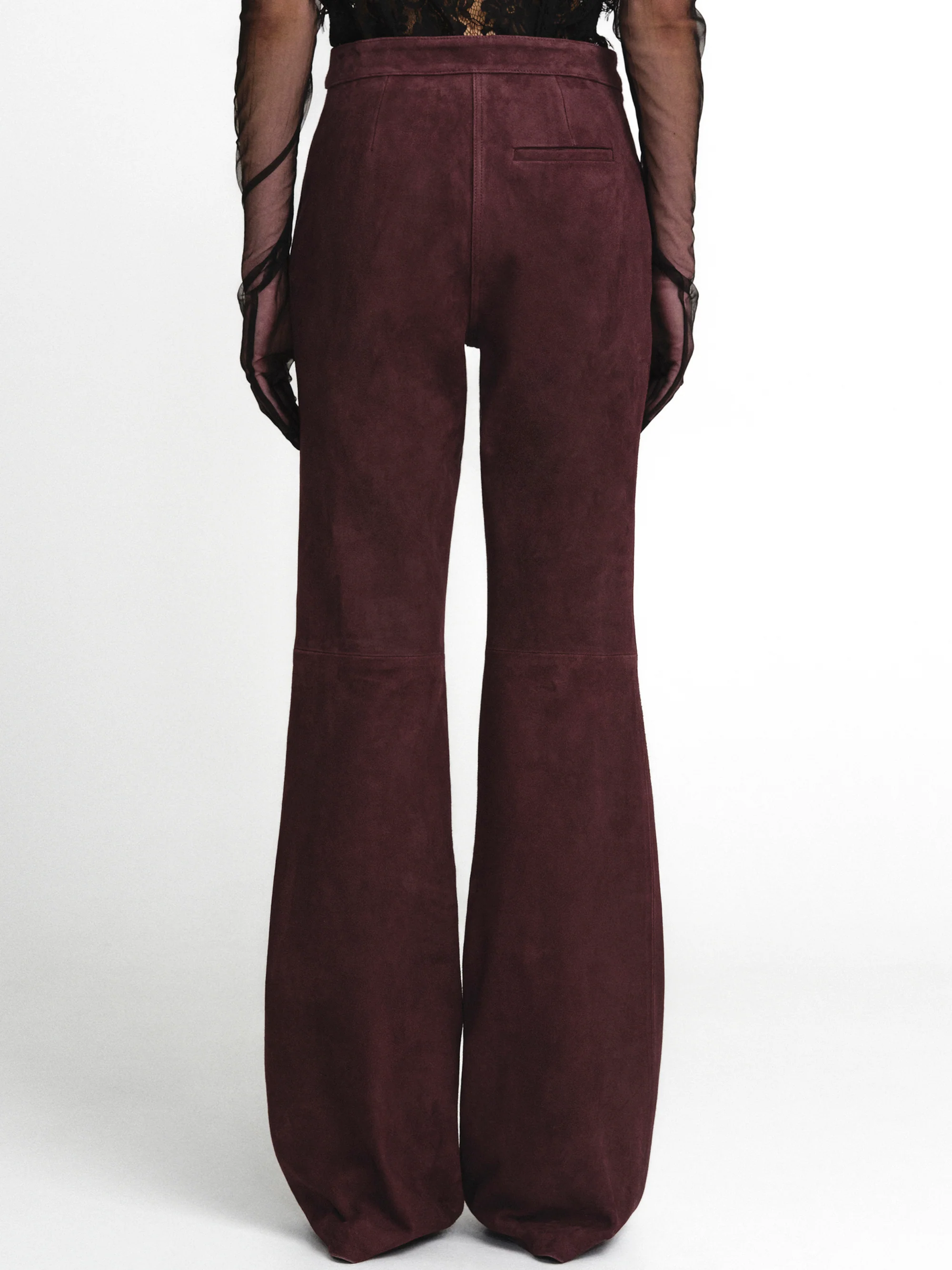 Hailey Trousers, Oxblood - Image 7