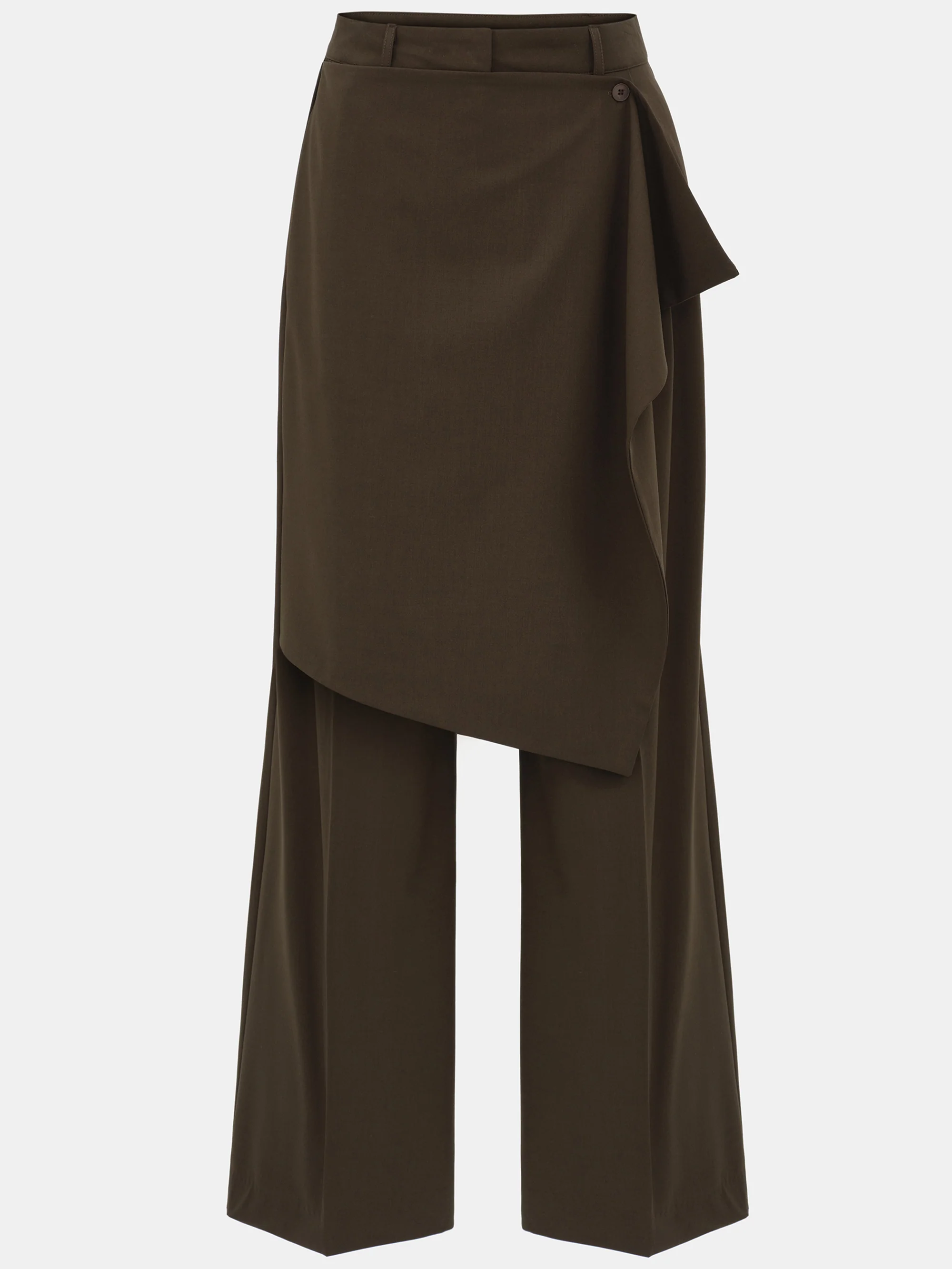 Hane Wide Pareo Trousers, Brown - Image 6