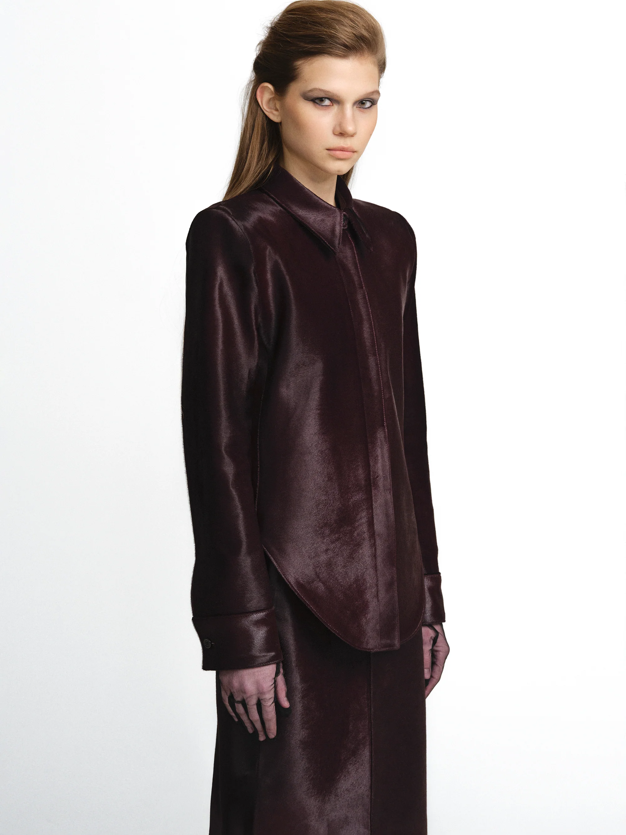 Hasta Shirt, Mahogany - Image 2