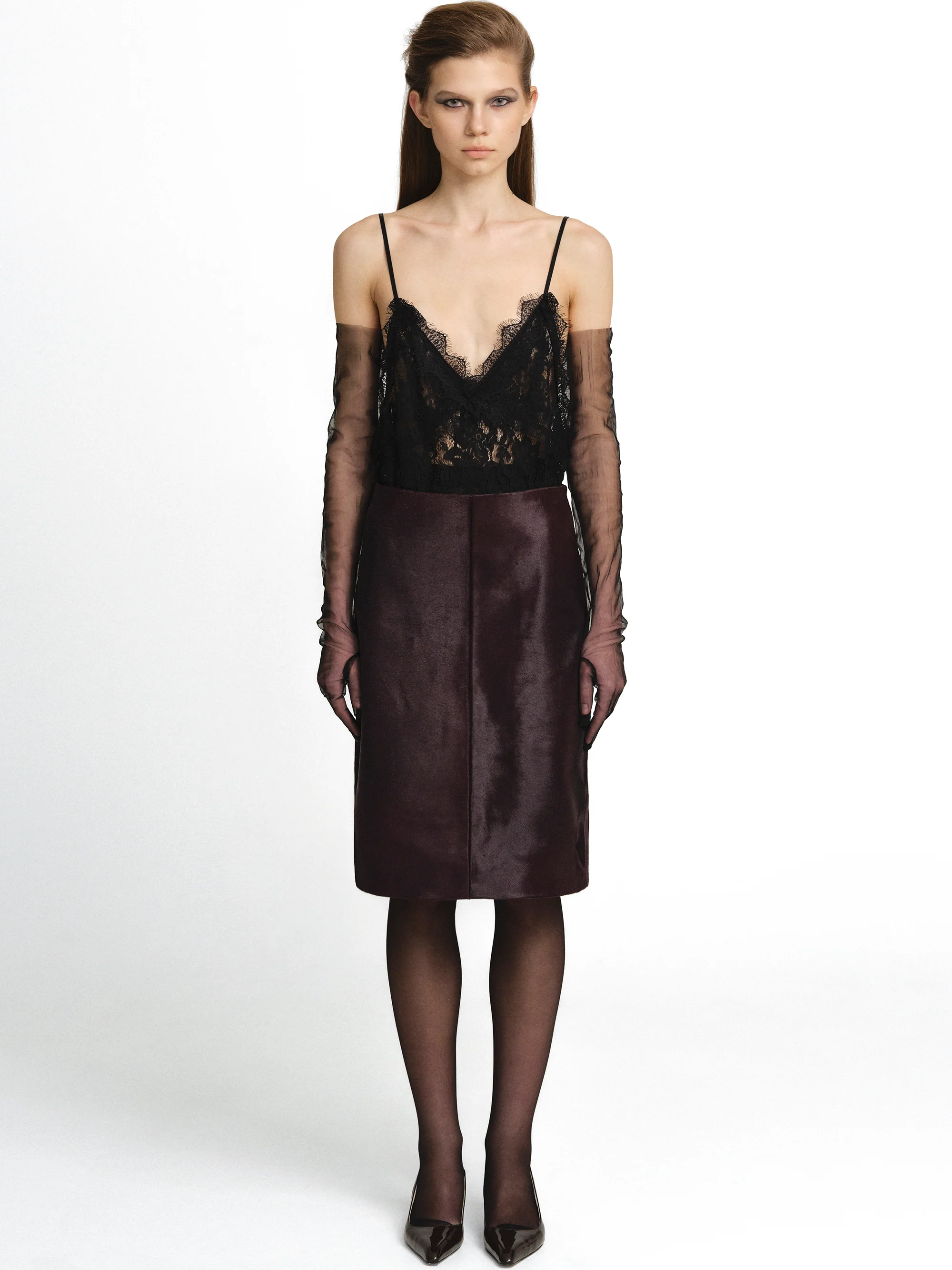 Hasta Skirt, Mahogany - Image 2