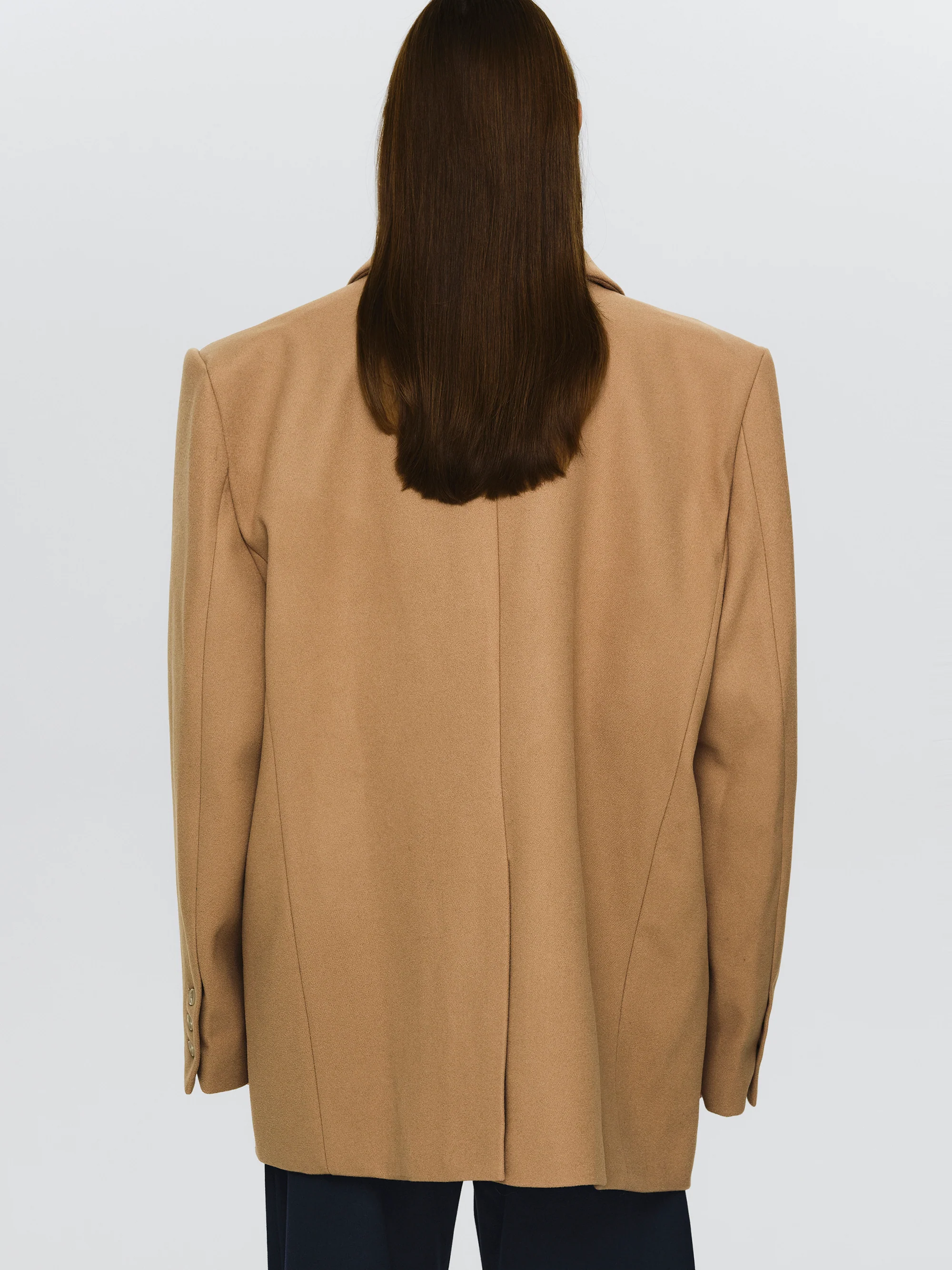 Hayk Oversized Boyfriend Blazer, Camel - Image 4