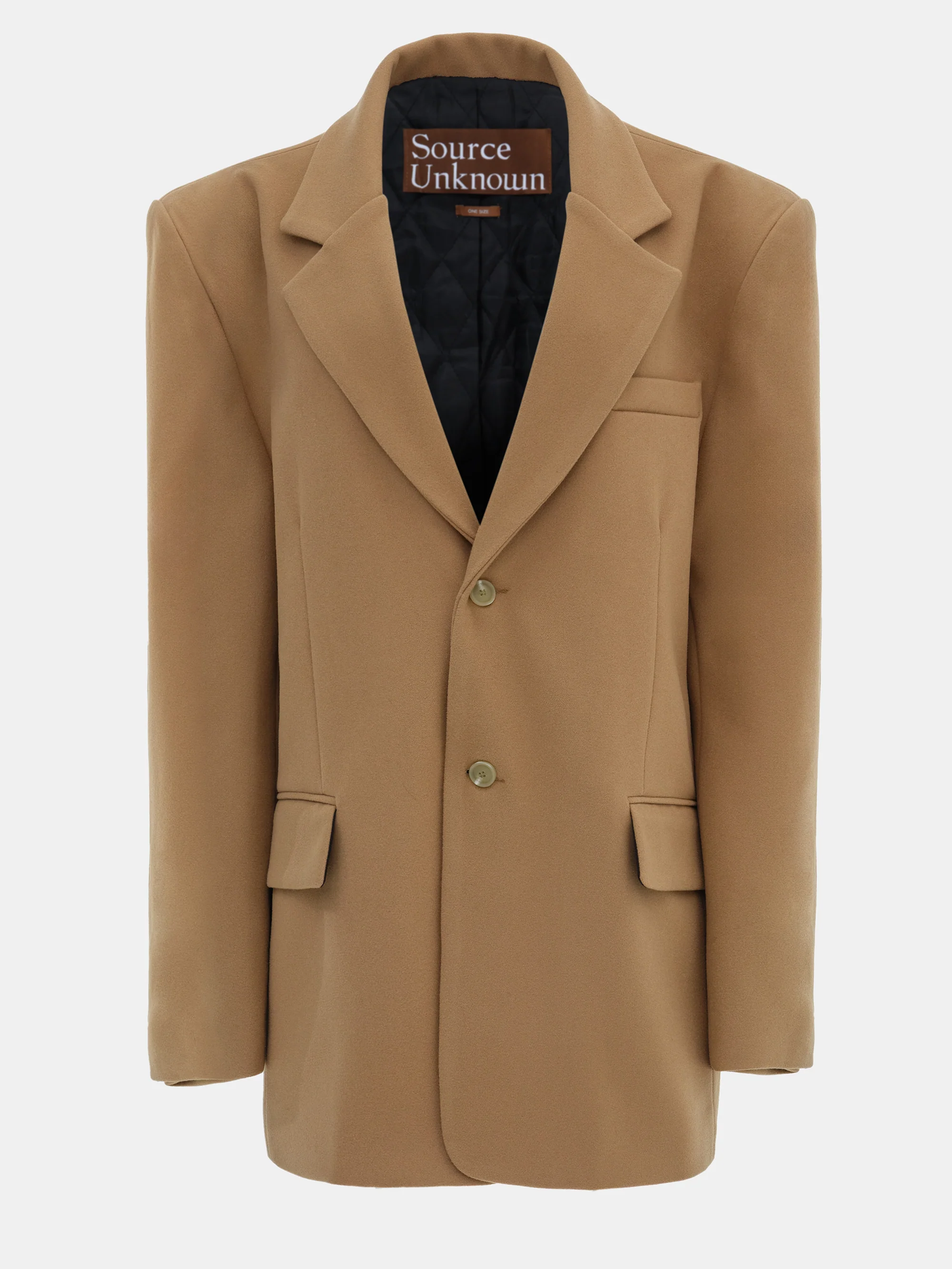 Hayk Oversized Boyfriend Blazer, Camel - Image 5
