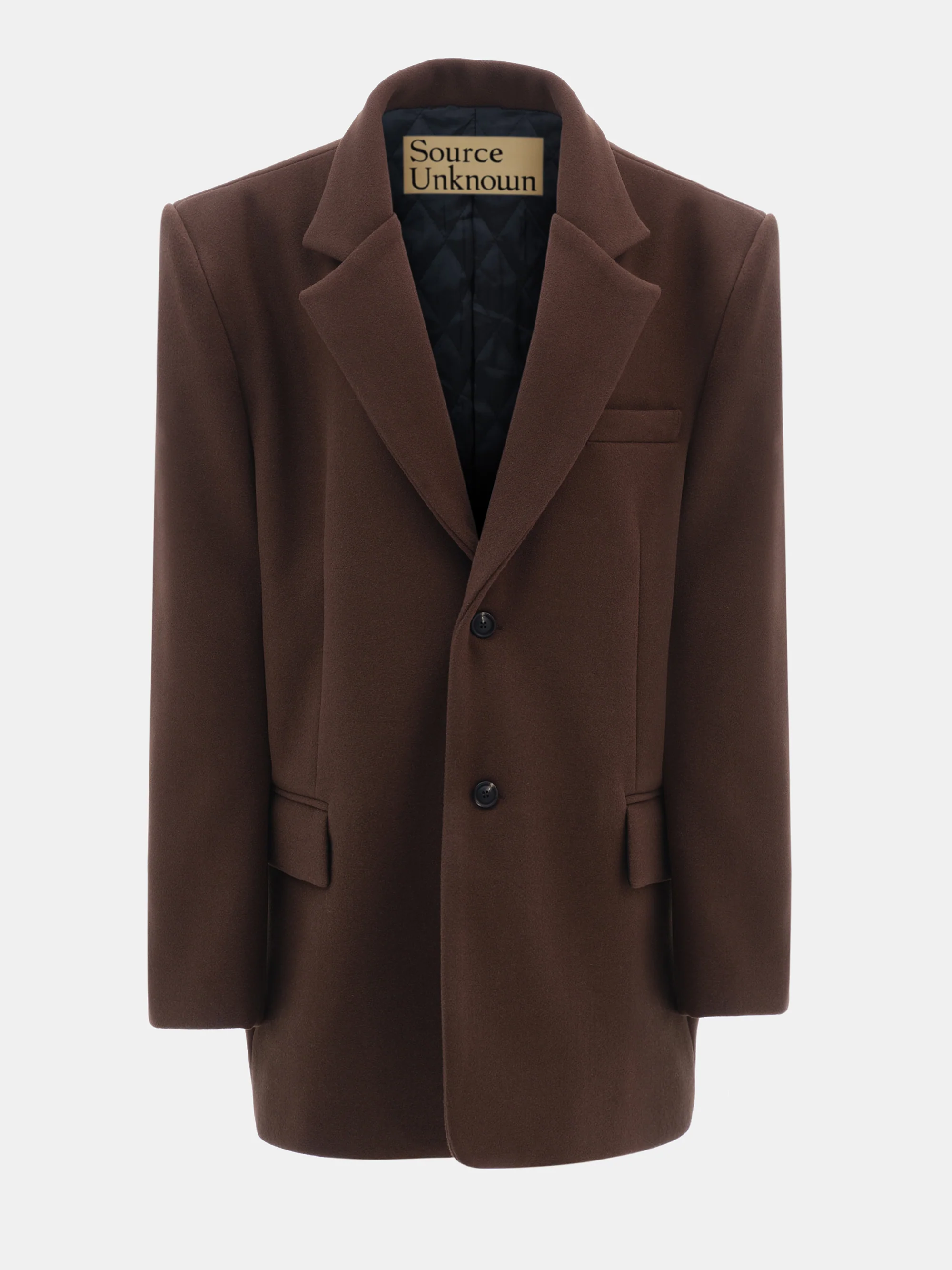 Hayk Oversized Boyfriend Blazer, Chocolate - Image 5