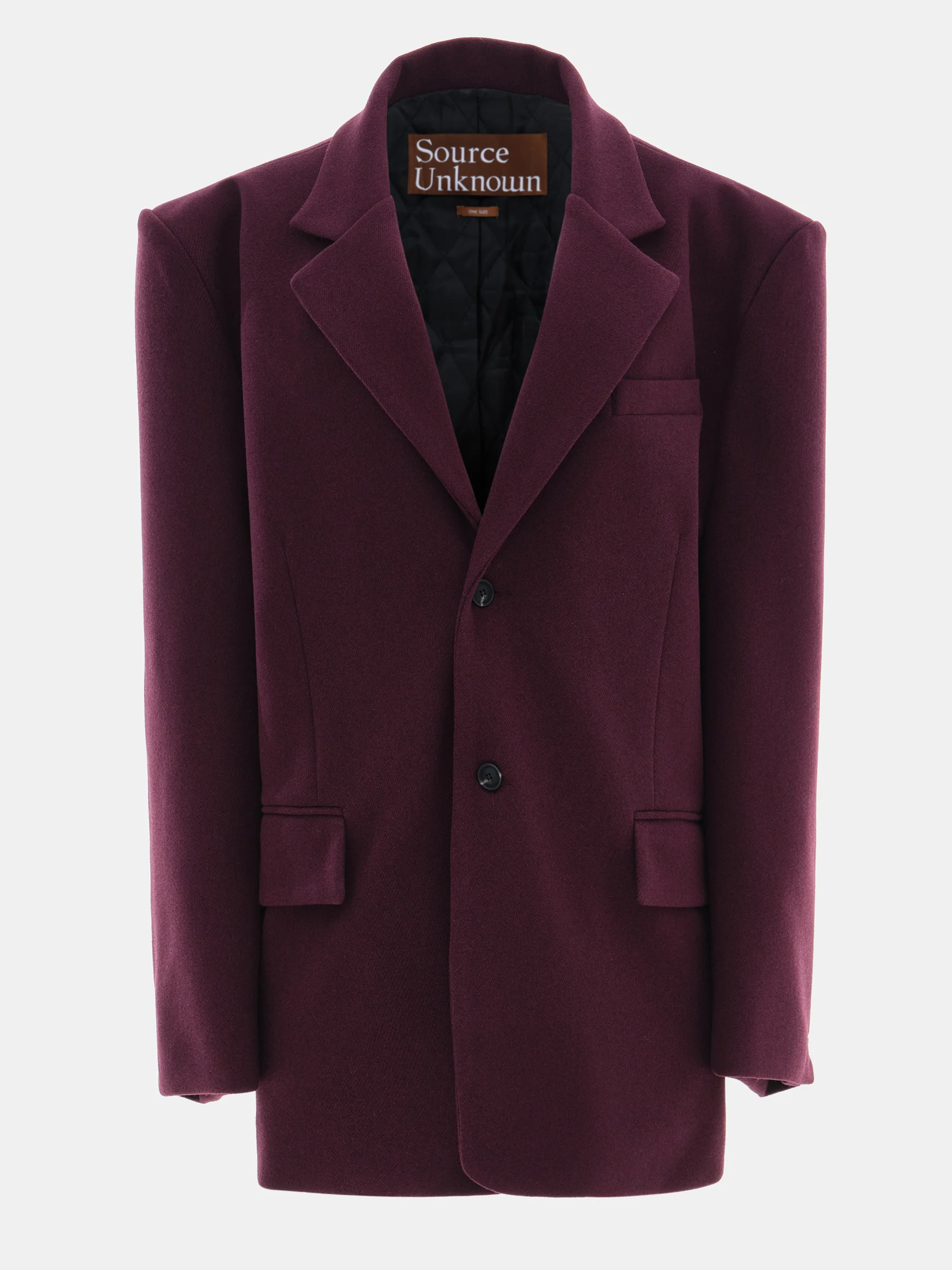 Hayk Oversized Boyfriend Blazer, Wine - Image 6