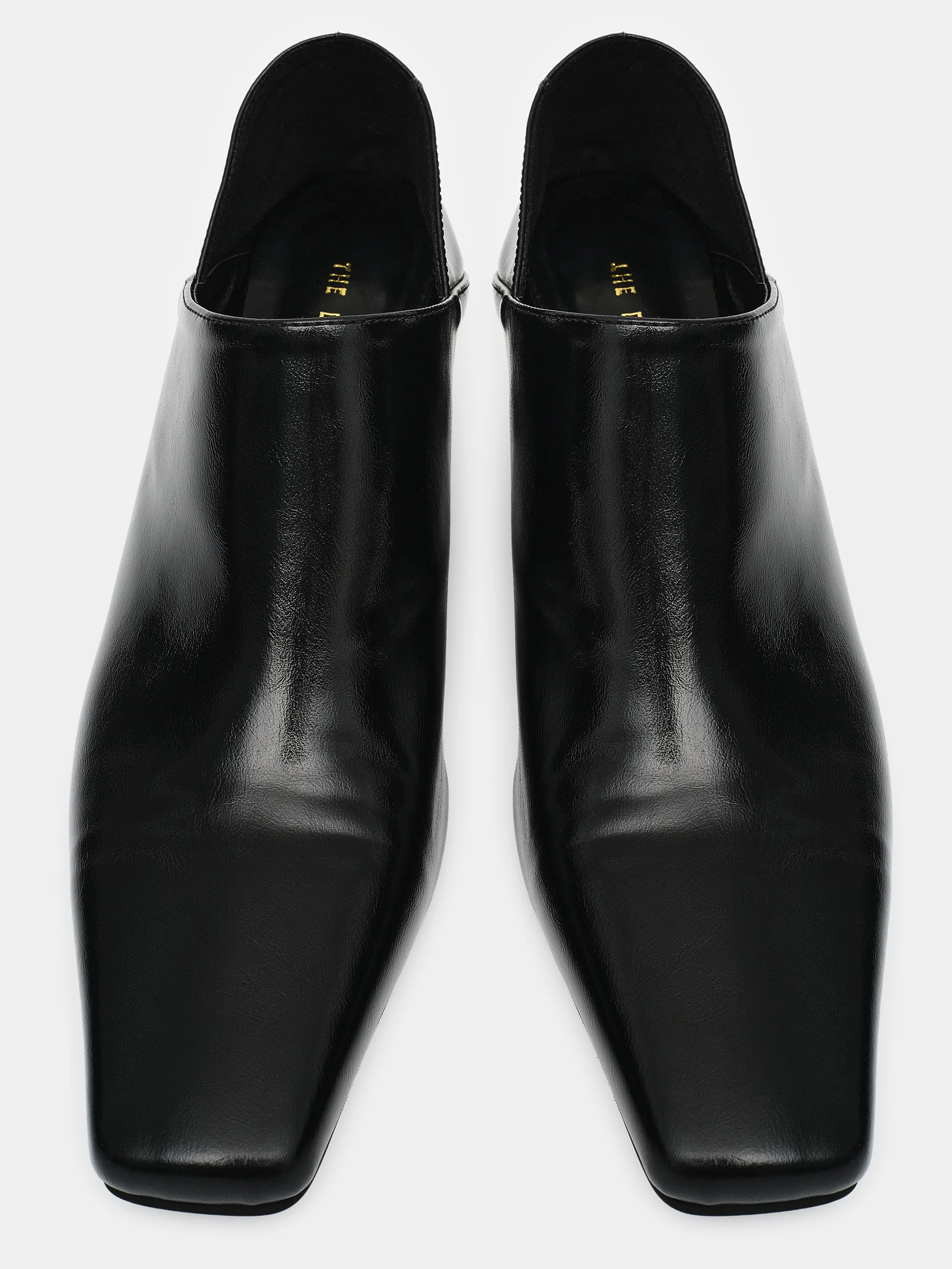 High Vamp Mule Loafers, Black - Image 2