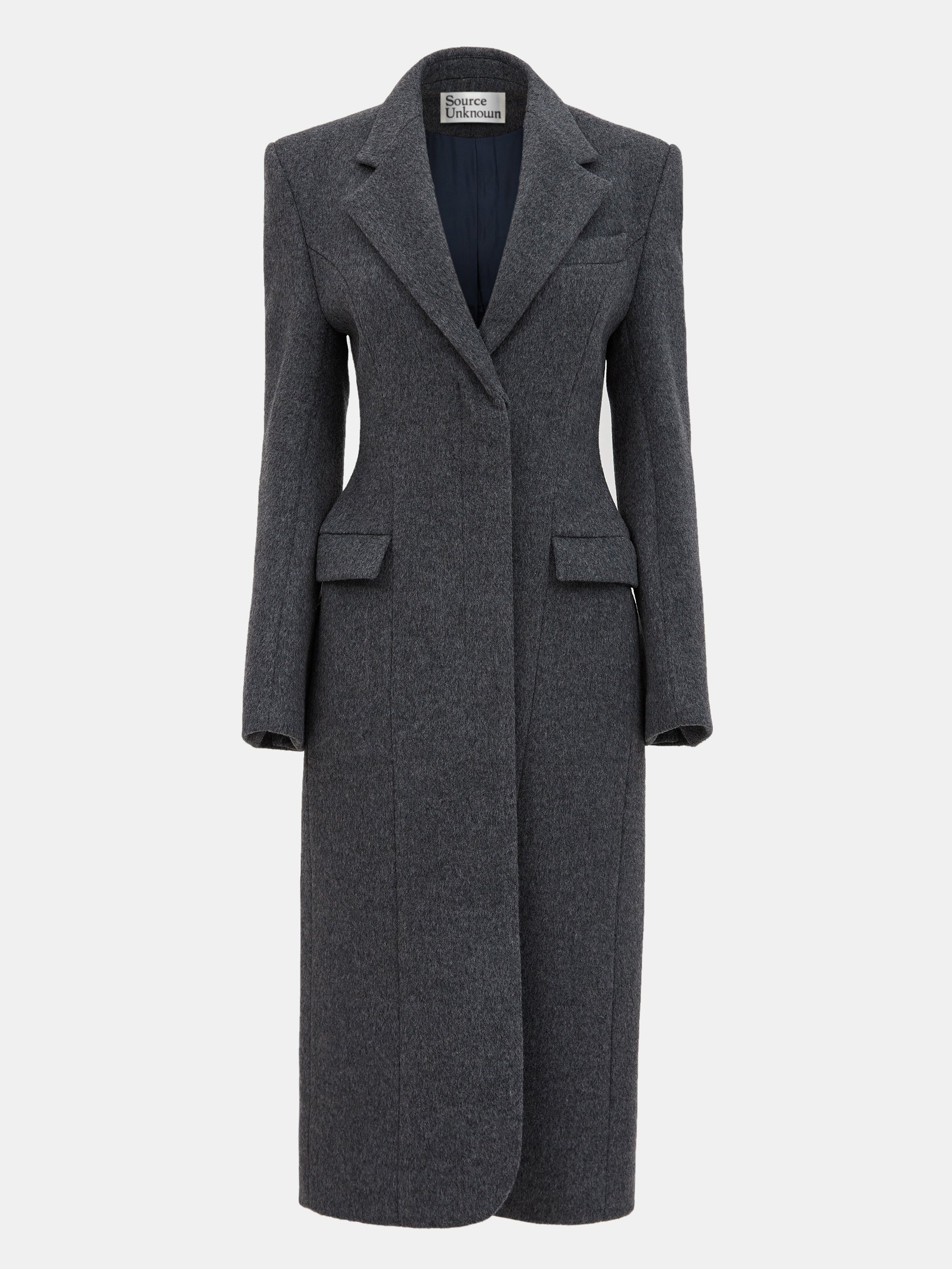 Holin Hourglass Coat, Cobblestone - Image 6