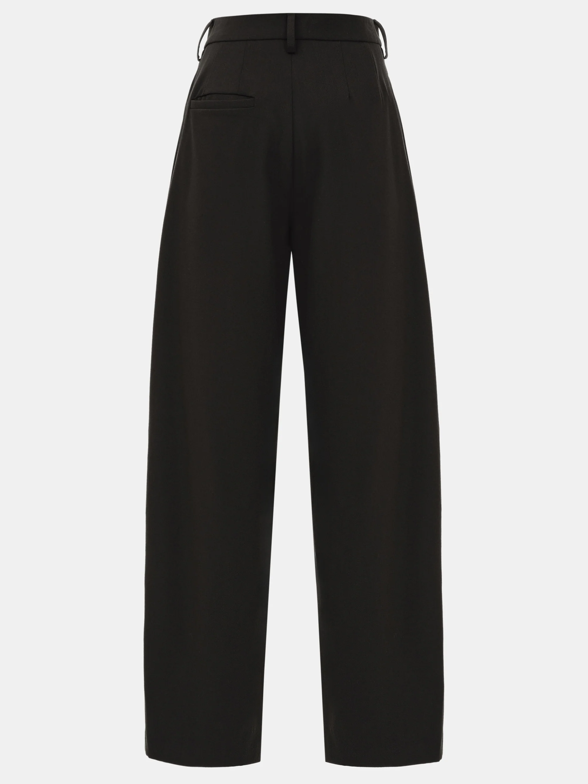 Hopsack Relaxed Trousers, Brown - Image 5