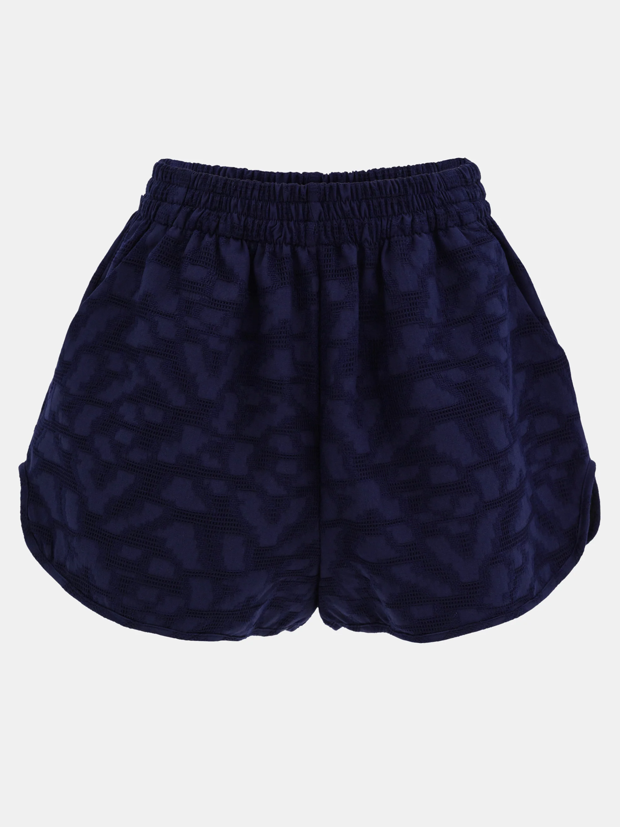 Jacquard Shorts, Navy