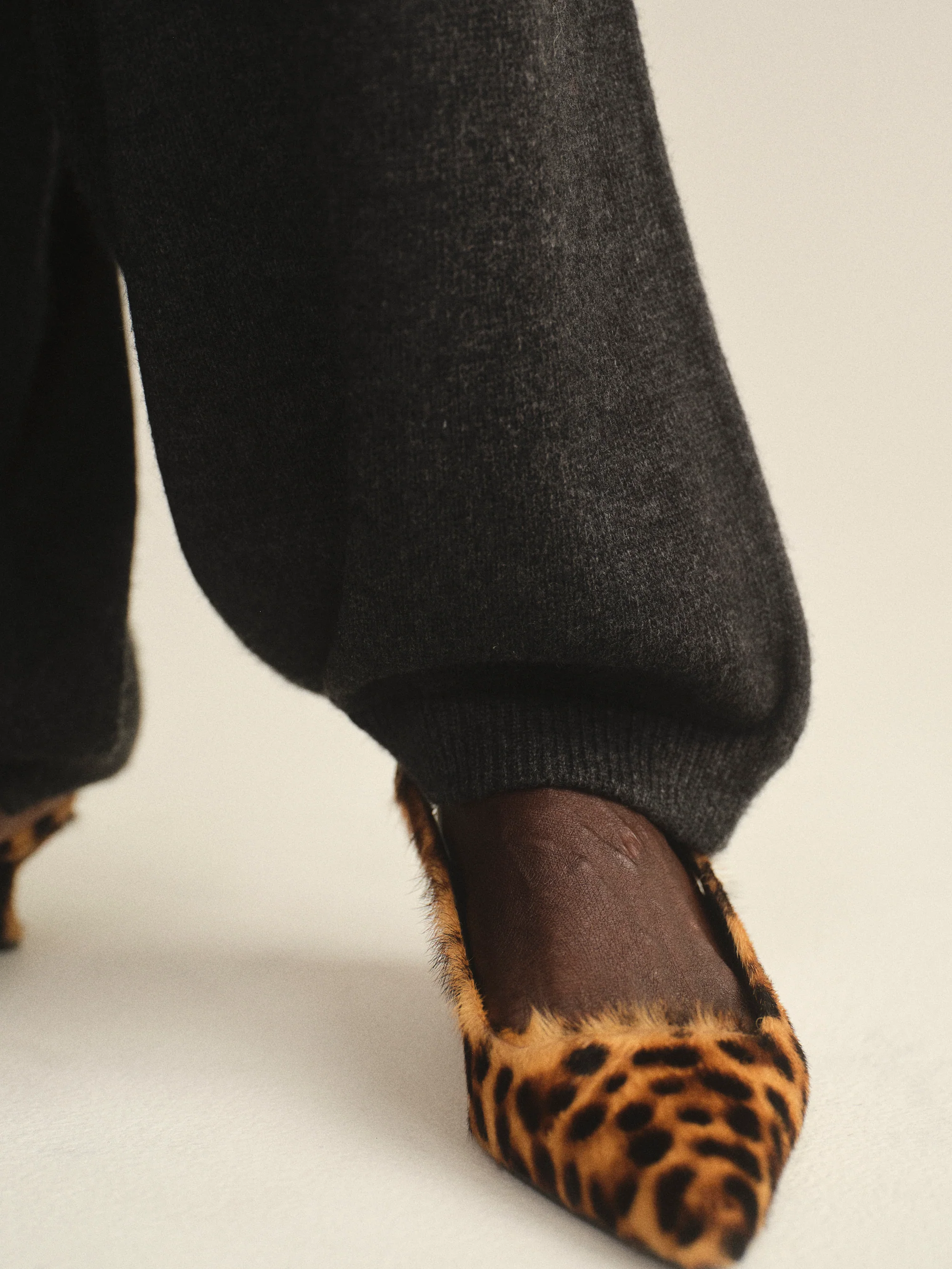 Knit Jogger Pants, Charcoal - Image 5