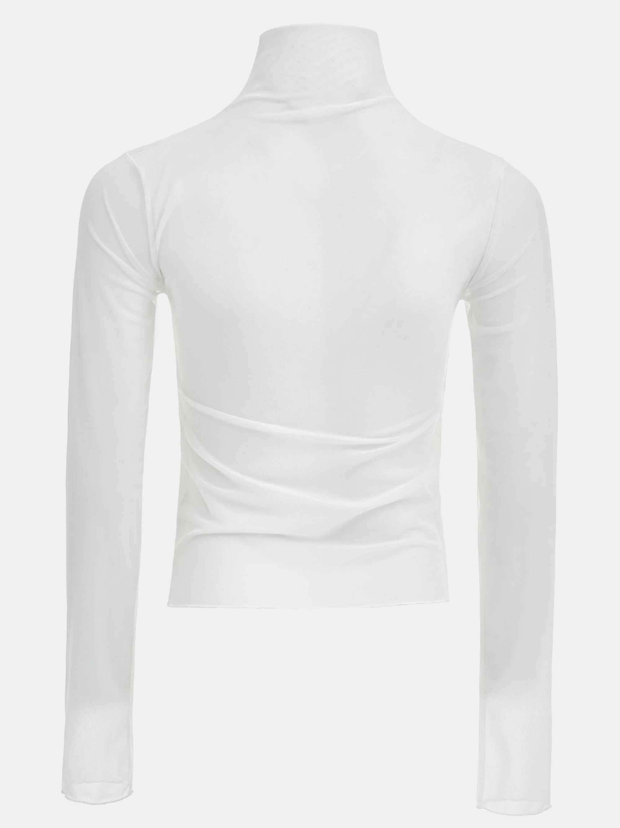 Layered Mesh Top, White - Image 2